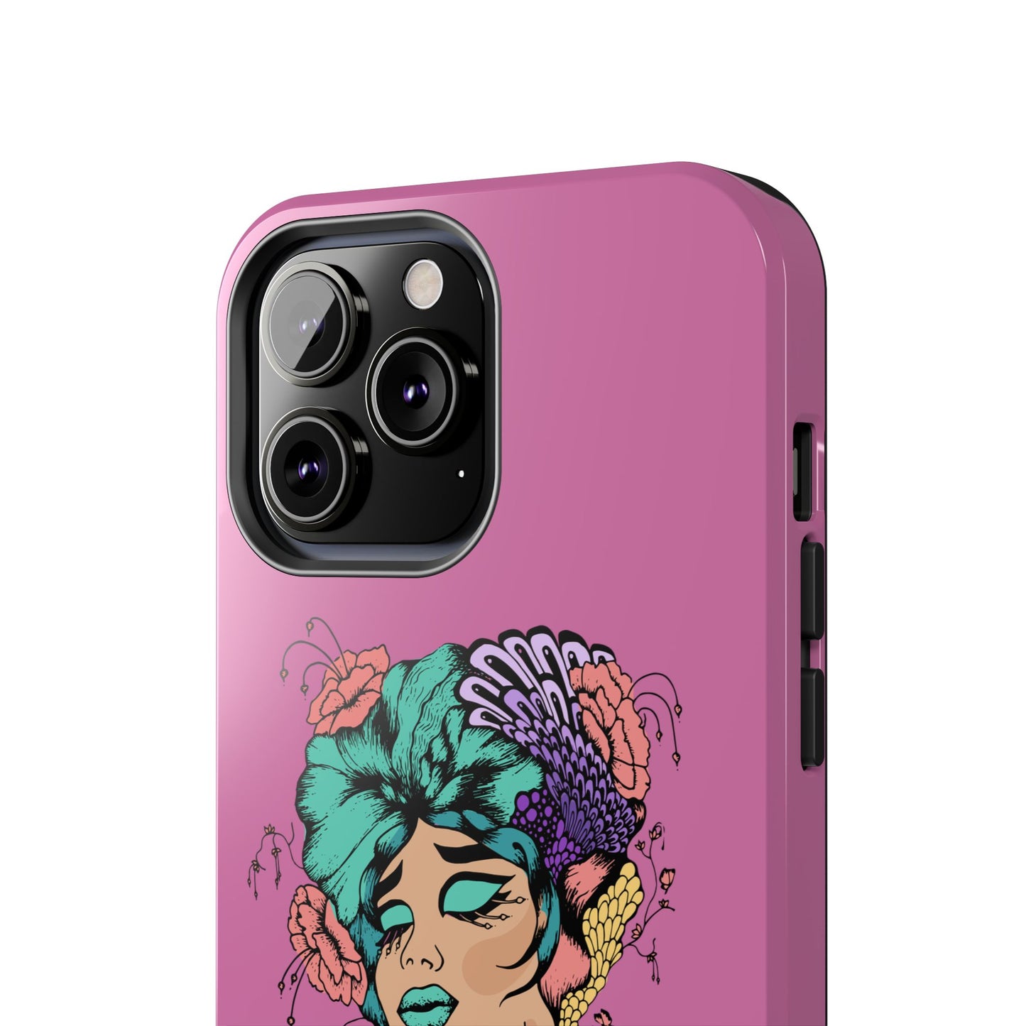 Floral Woman Tough Phone Cases