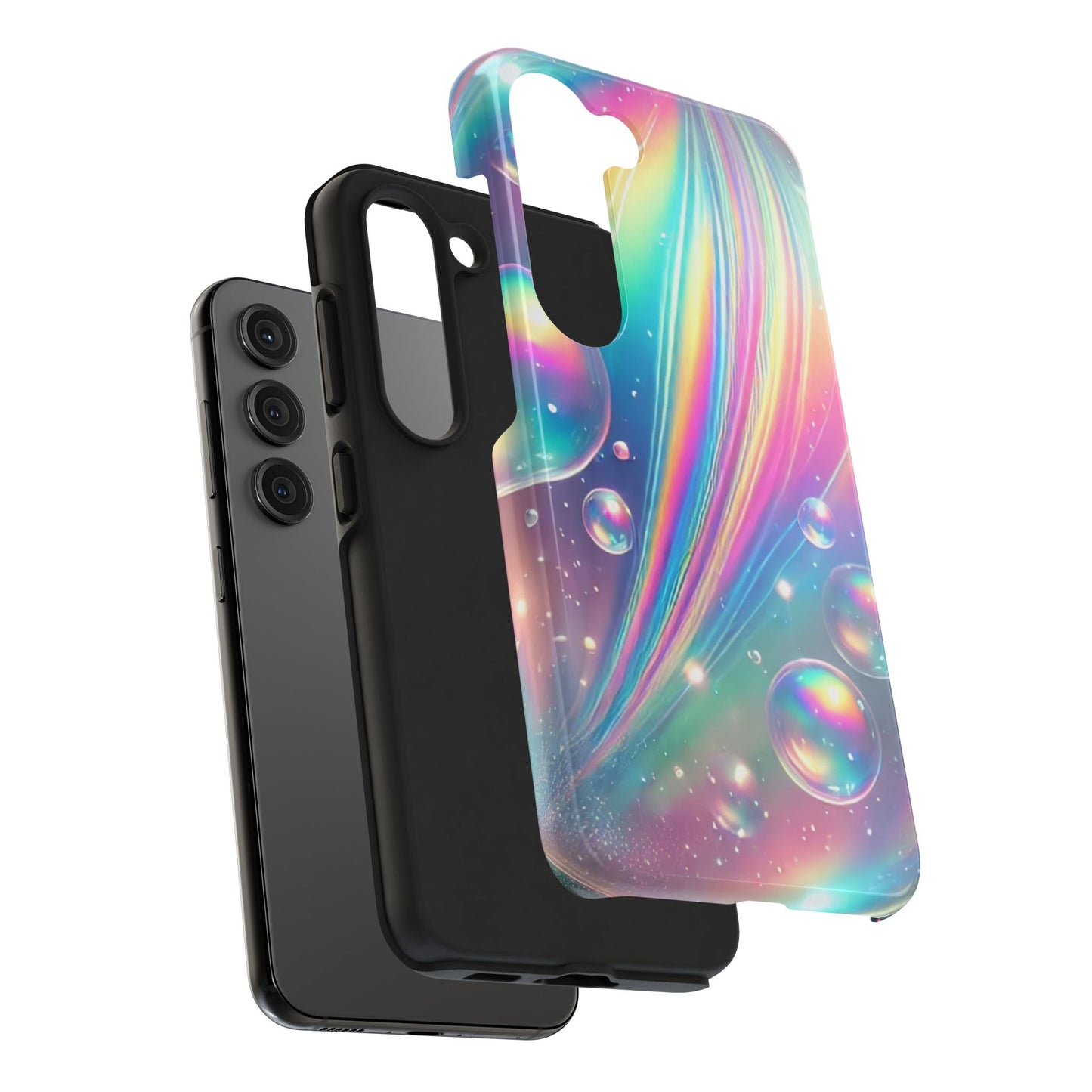 Iridescent colorful Tough Phone Cases