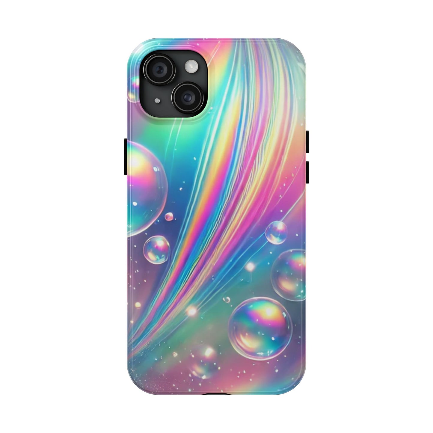 Iridescent colorful Tough Phone Cases