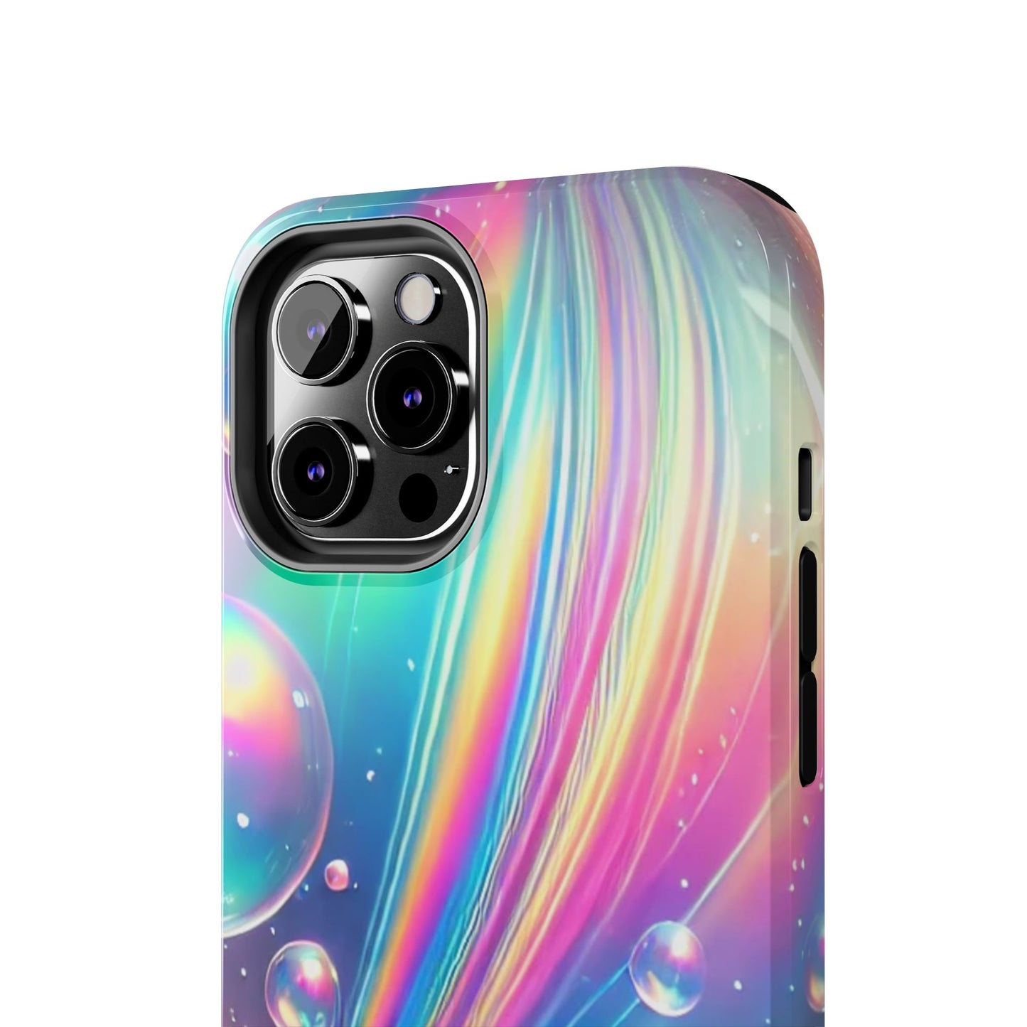 Iridescent colorful Tough Phone Cases