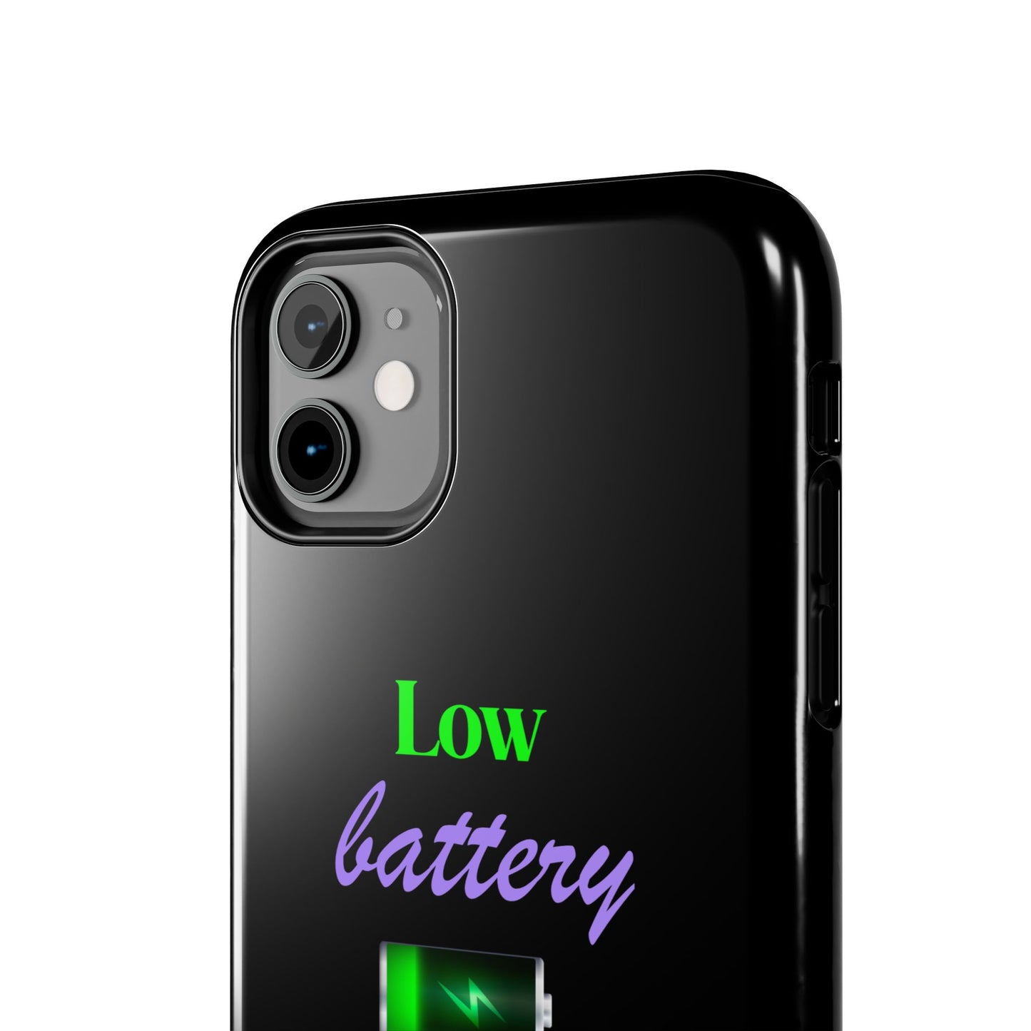 Low battery Tough Phone Cases