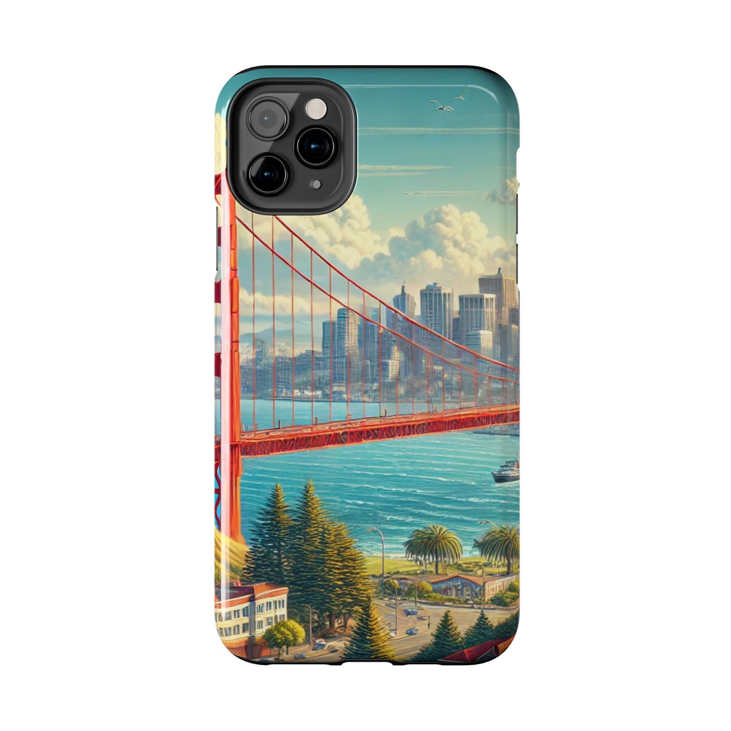 San Francisco Skyline Tough Phone Cases