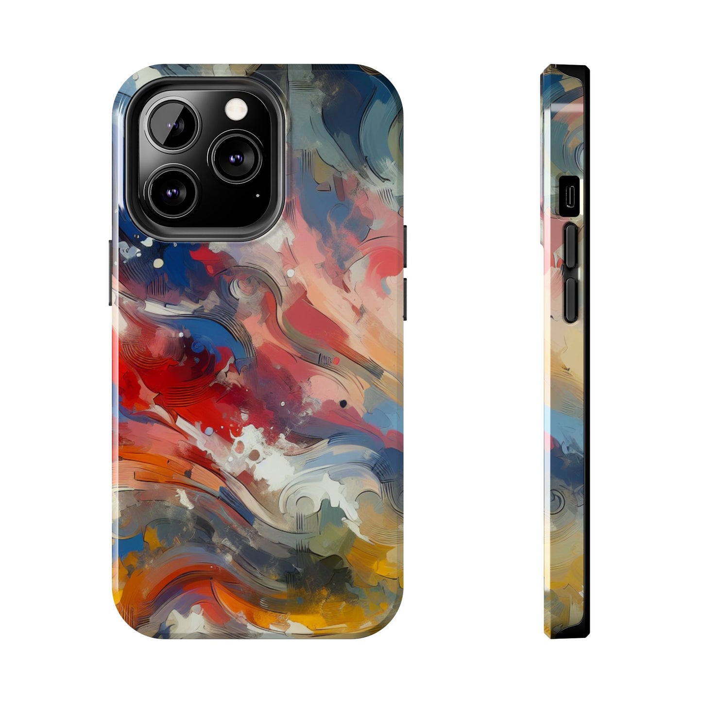 Vibrant abstract Pattern Tough Phone Cases