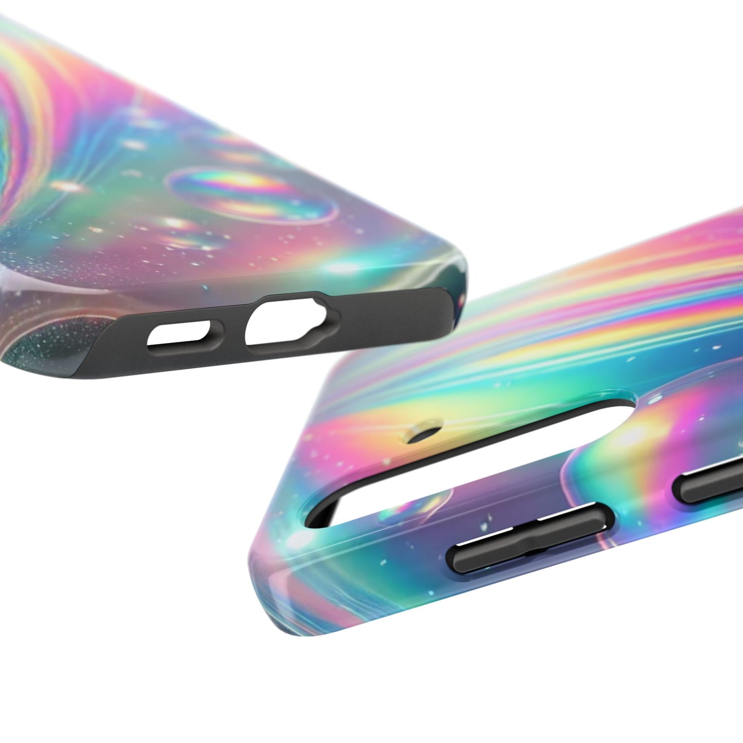 Iridescent colorful Tough Phone Cases