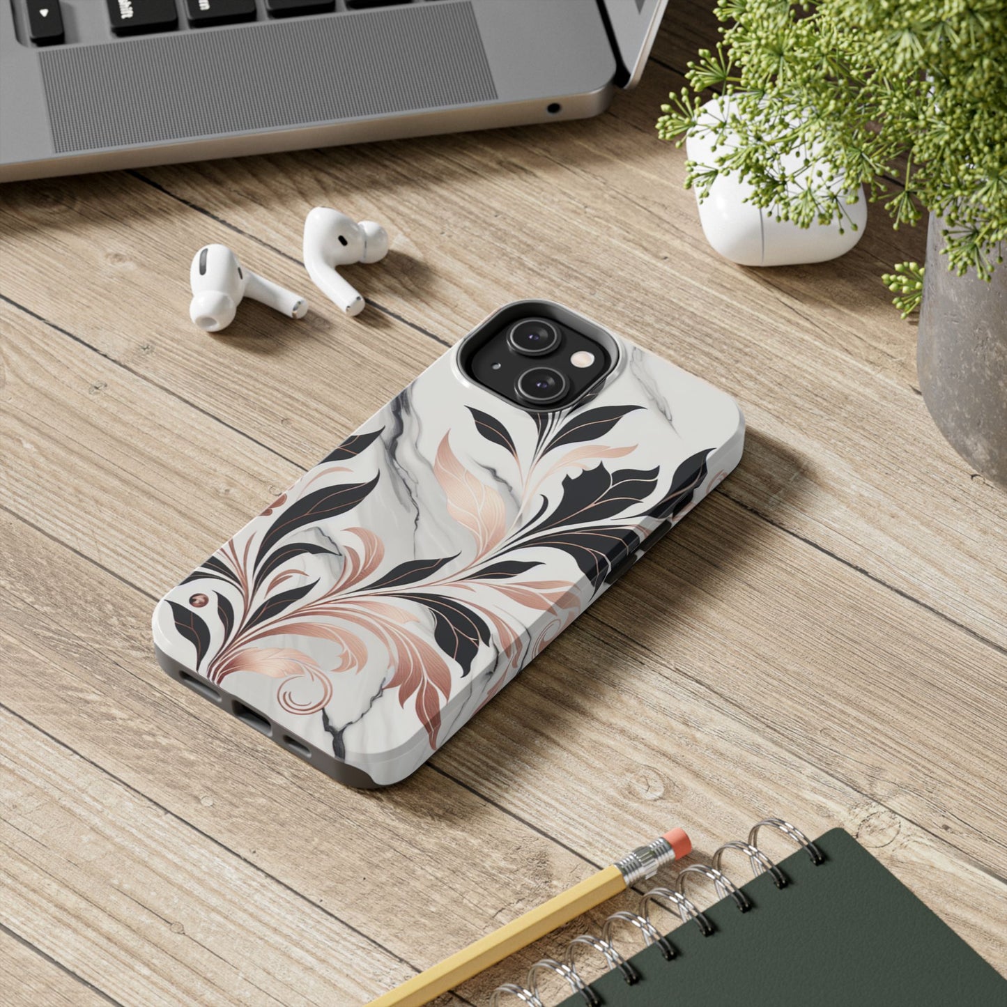 Elegant floral Tough Phone Cases