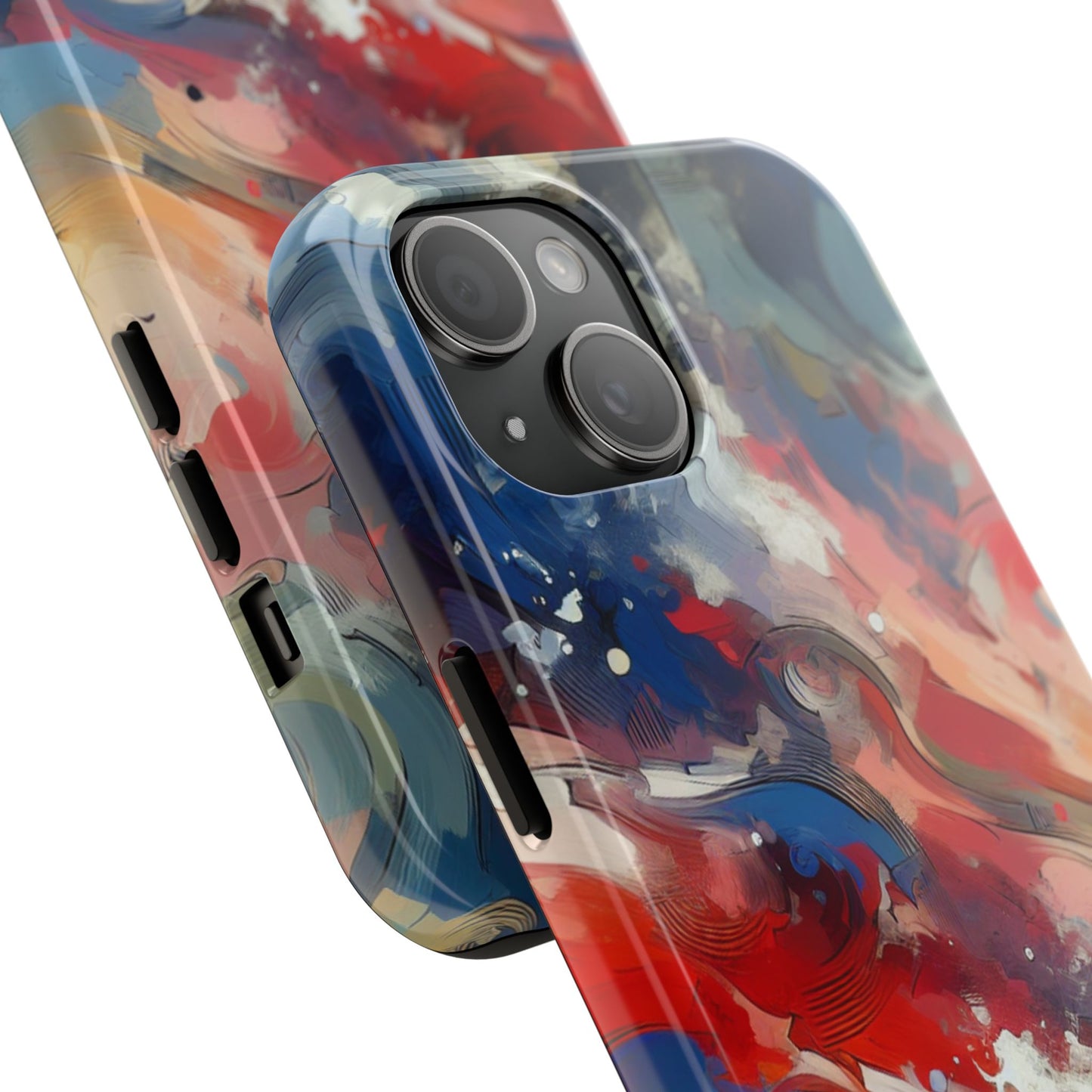 Vibrant abstract Pattern Tough Phone Cases