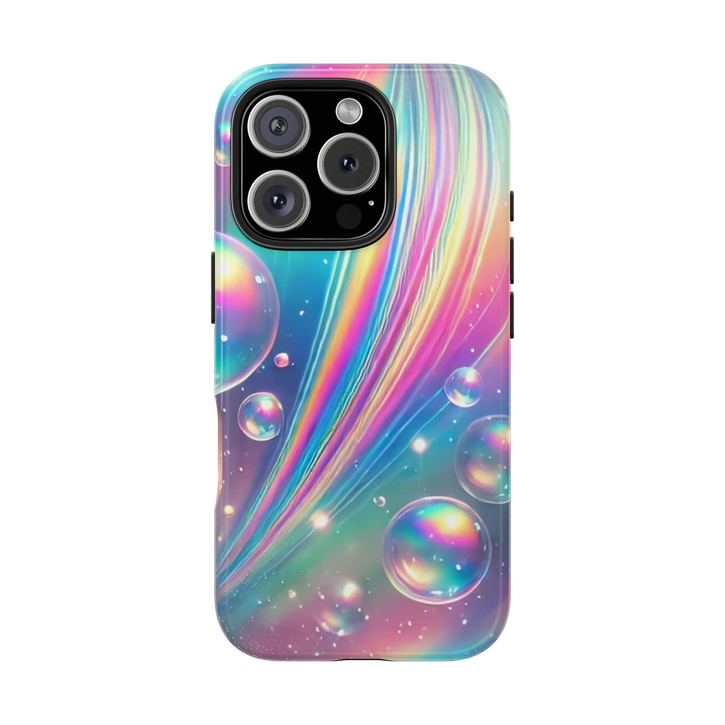 Iridescent colorful Tough Phone Cases