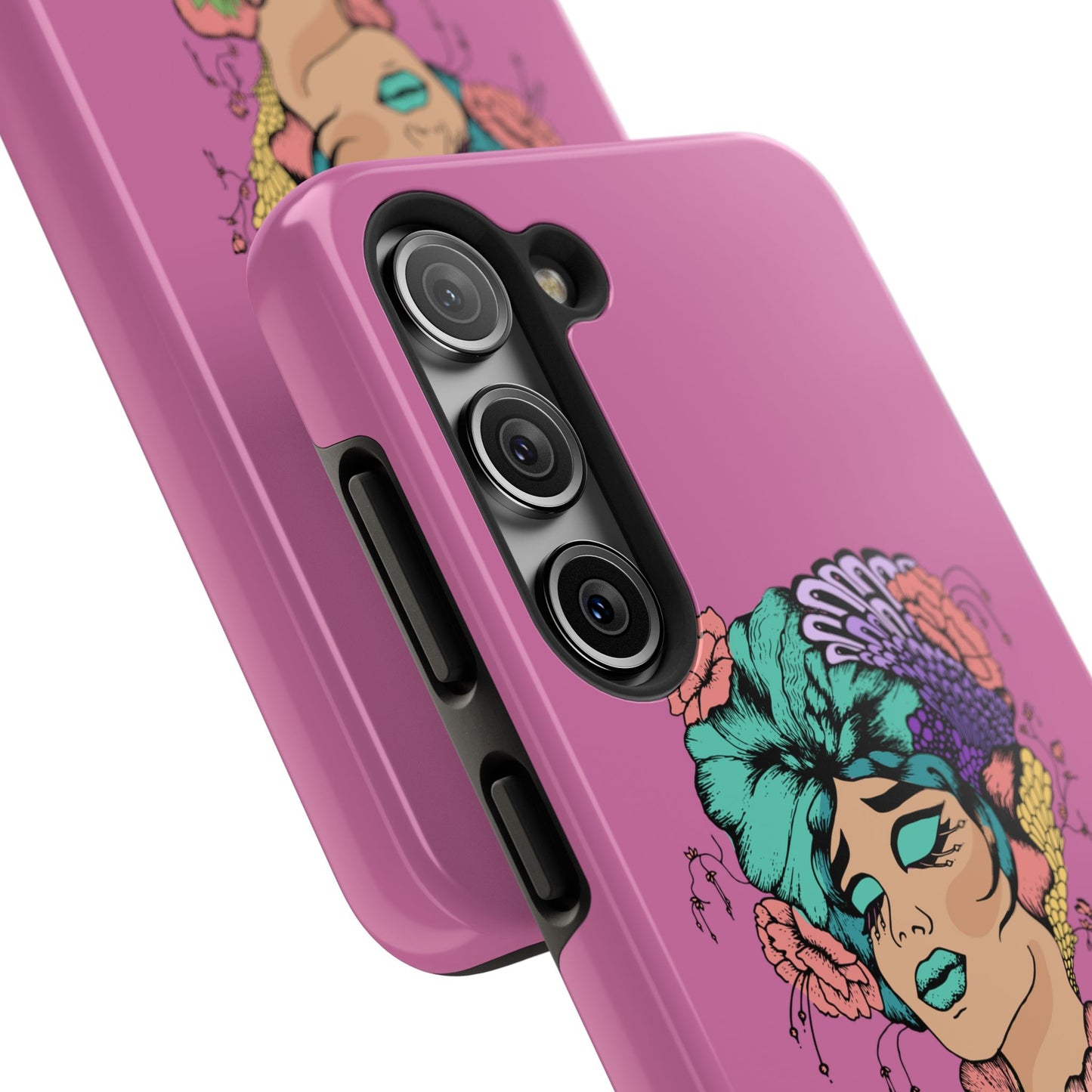 Floral Woman Tough Phone Cases