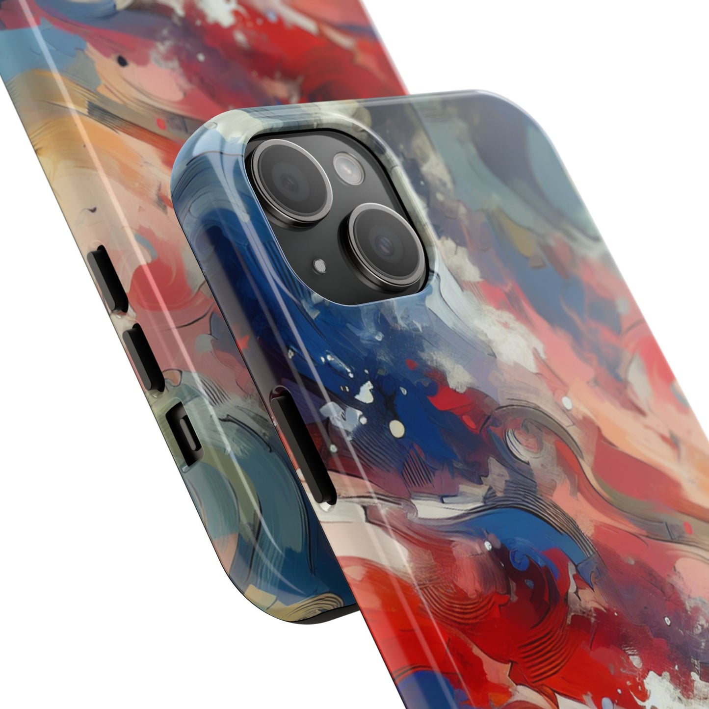 Vibrant abstract Pattern Tough Phone Cases