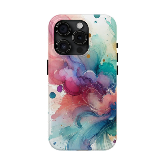 Watercolor Splash Tough Phone Cases