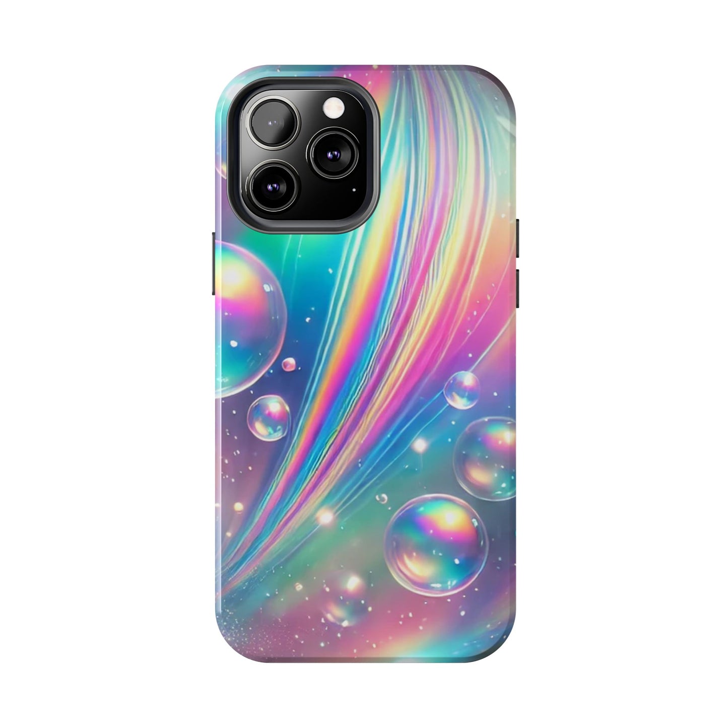 Iridescent colorful Tough Phone Cases