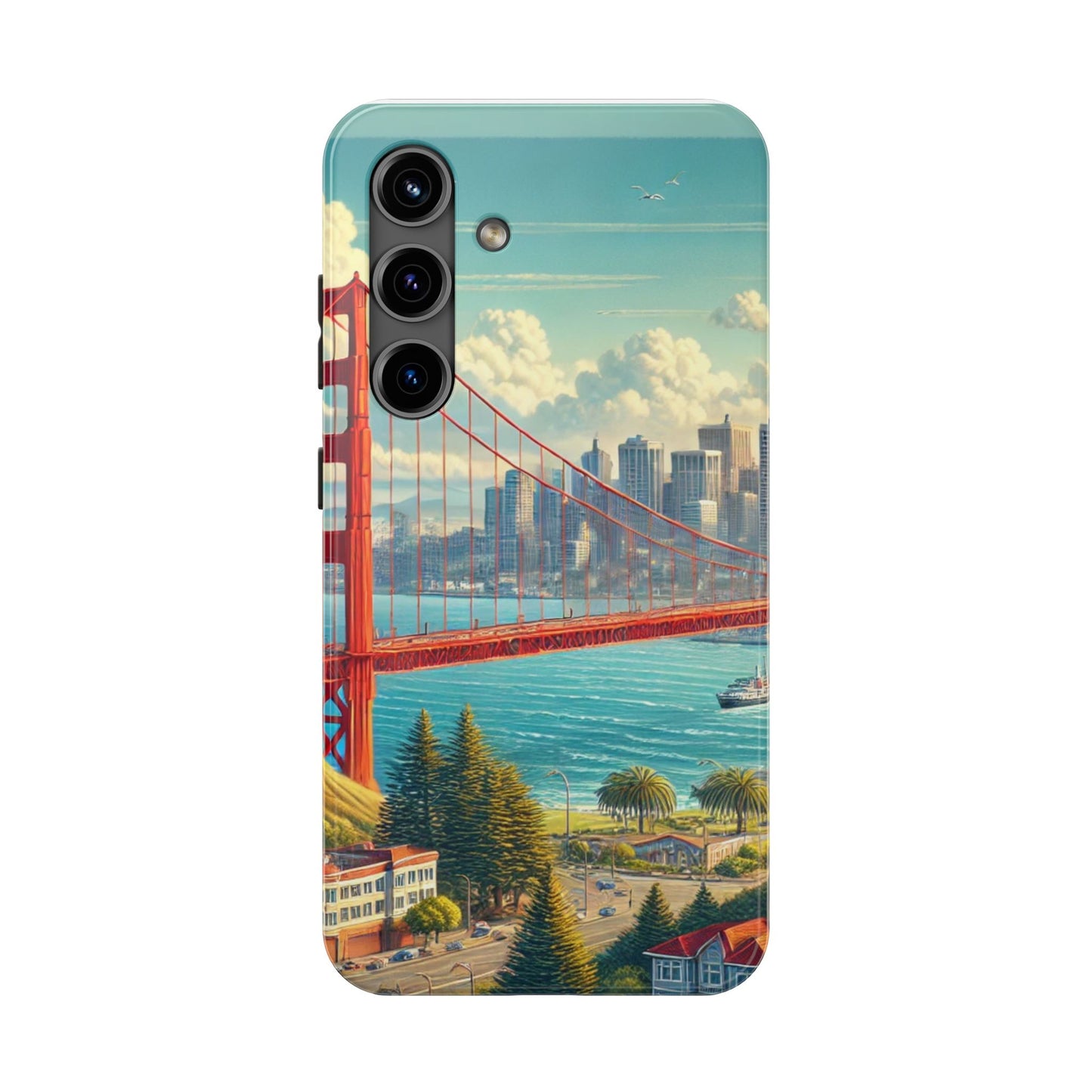 San Francisco Skyline Tough Phone Cases