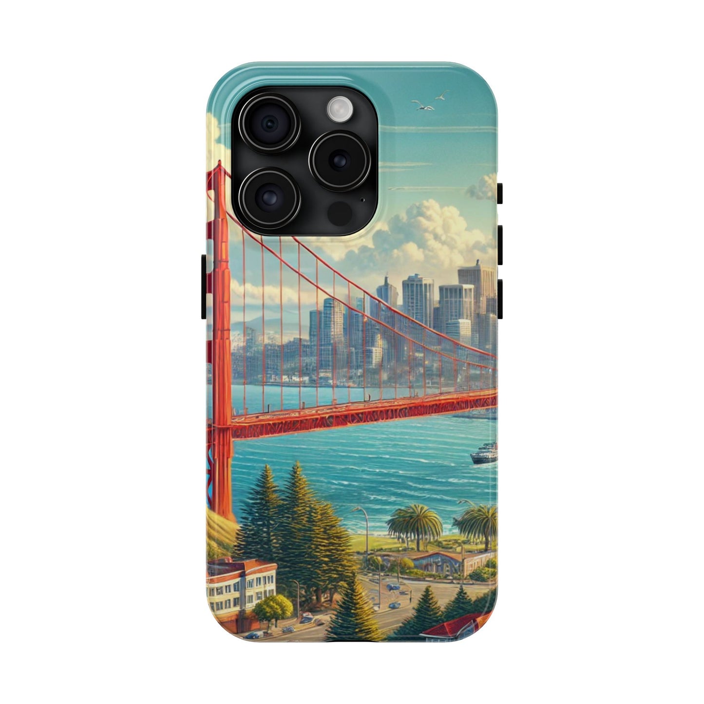 San Francisco Skyline Tough Phone Cases