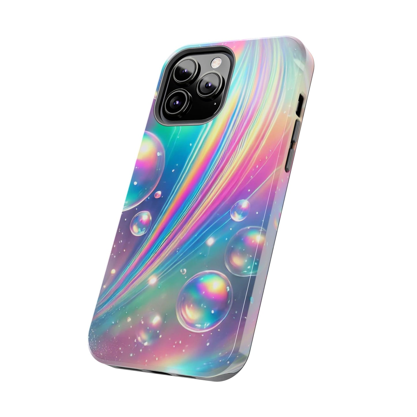 Iridescent colorful Tough Phone Cases