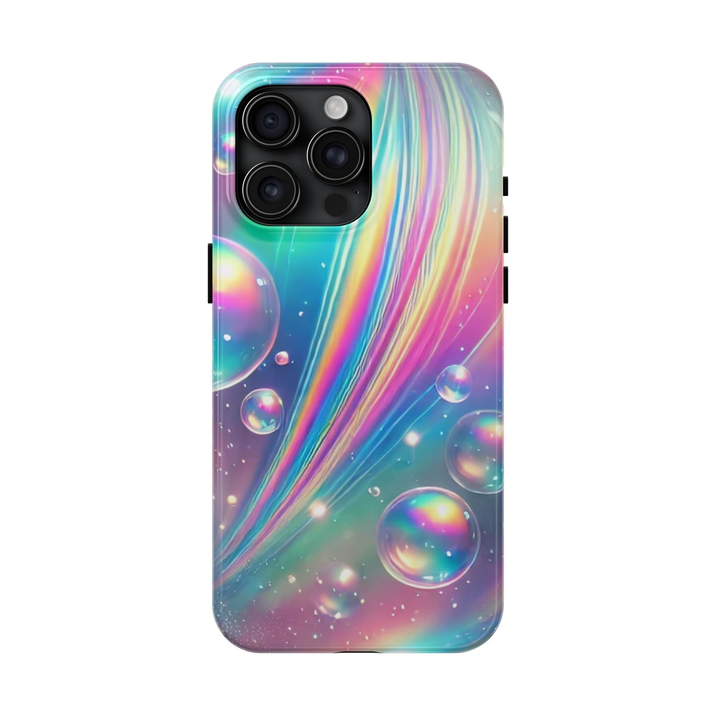 Iridescent colorful Tough Phone Cases