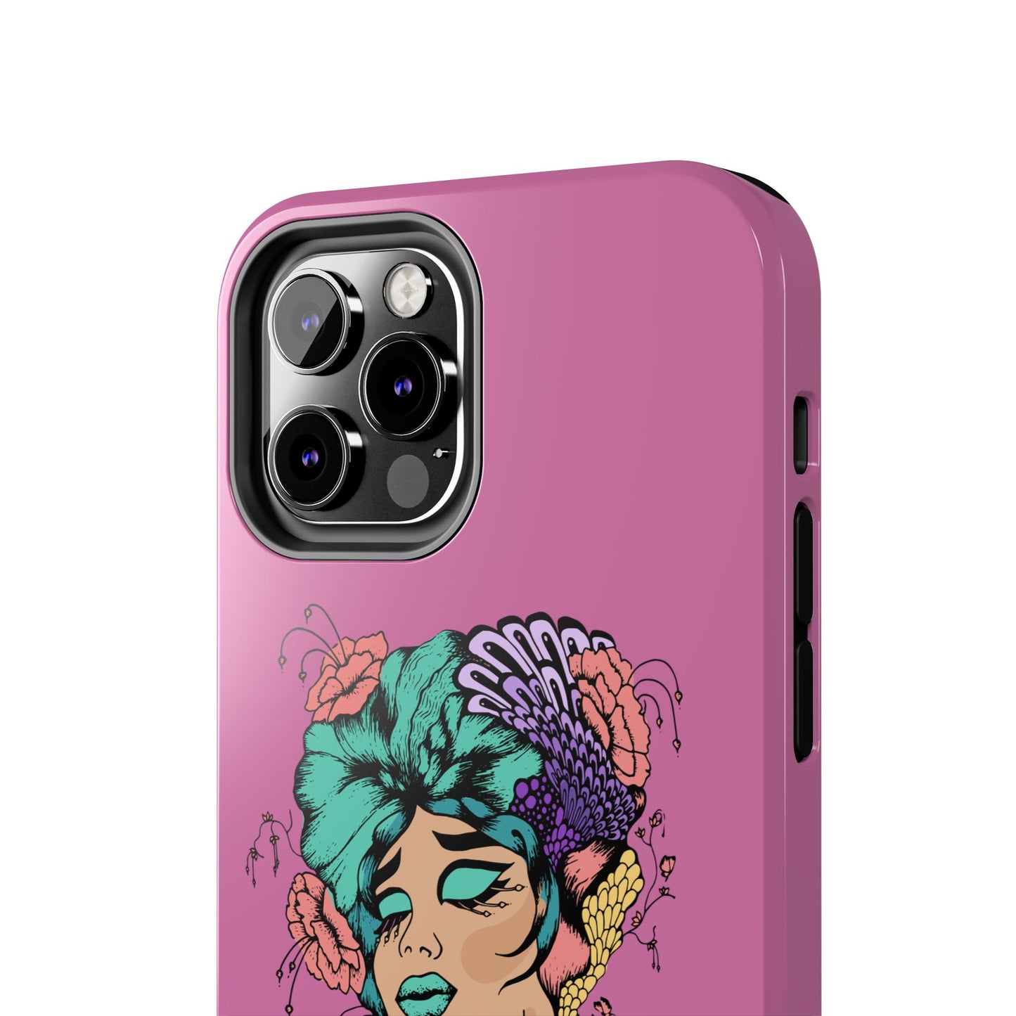 Floral Woman Tough Phone Cases