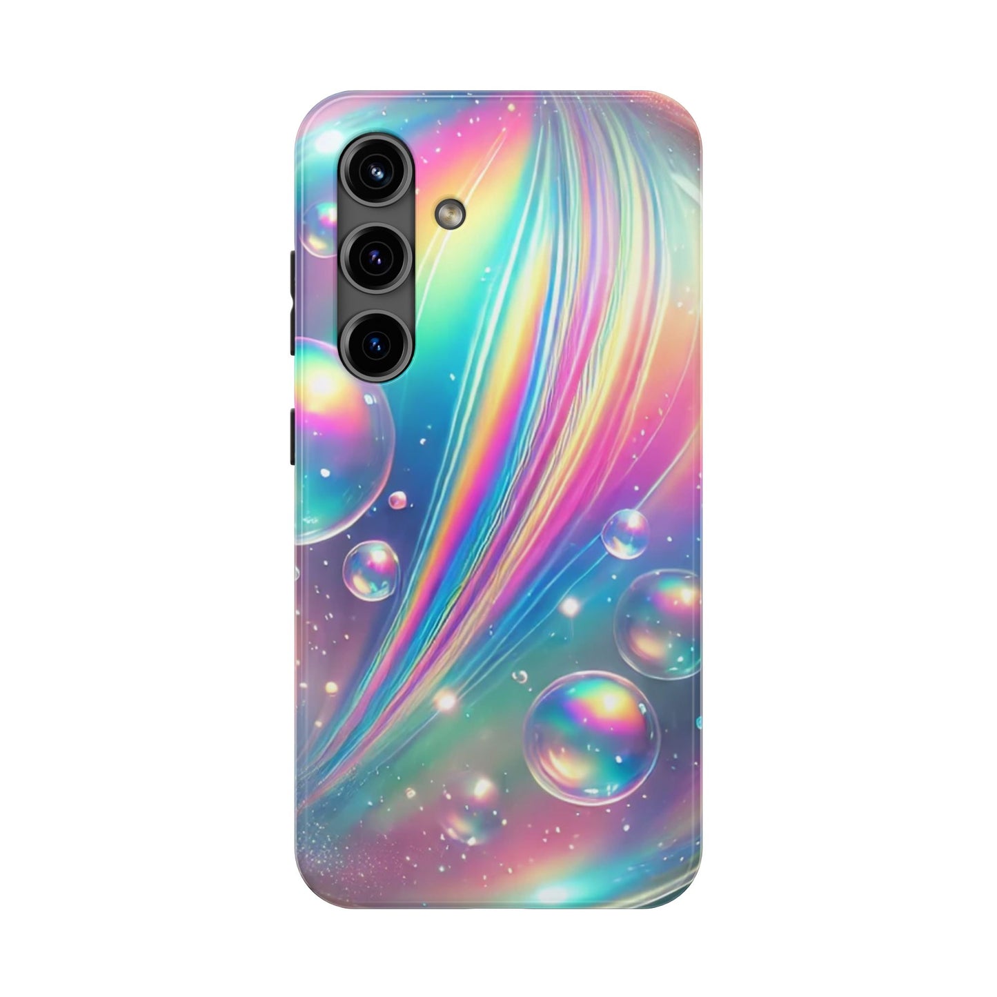 Iridescent colorful Tough Phone Cases