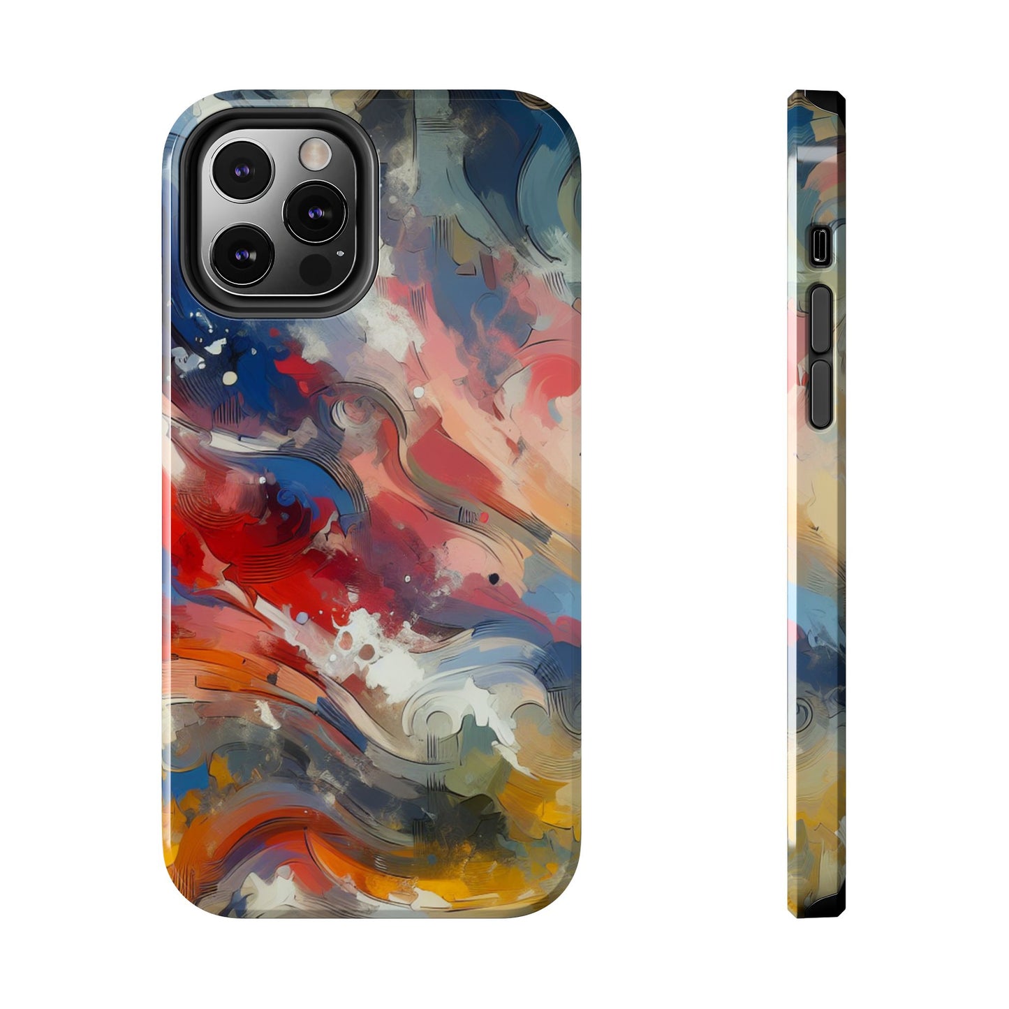 Vibrant abstract Pattern Tough Phone Cases