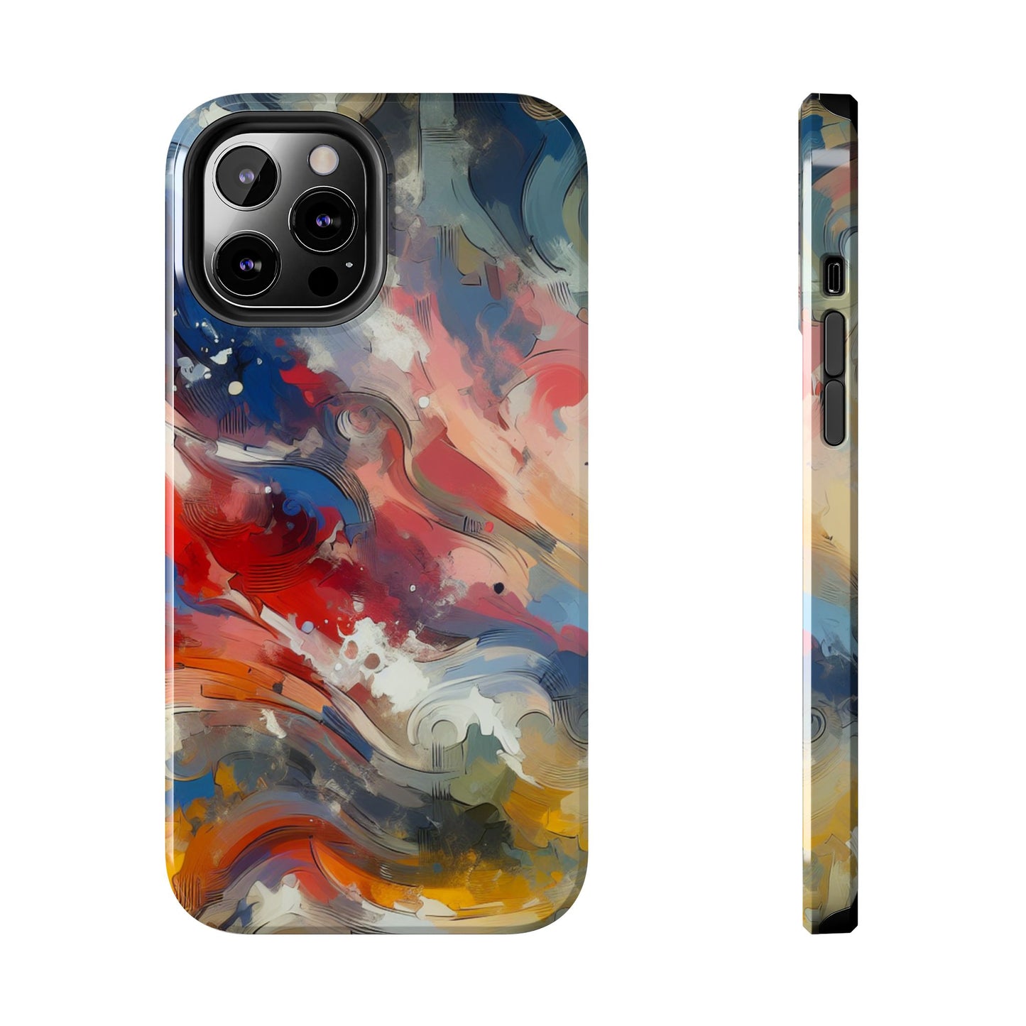 Vibrant abstract Pattern Tough Phone Cases