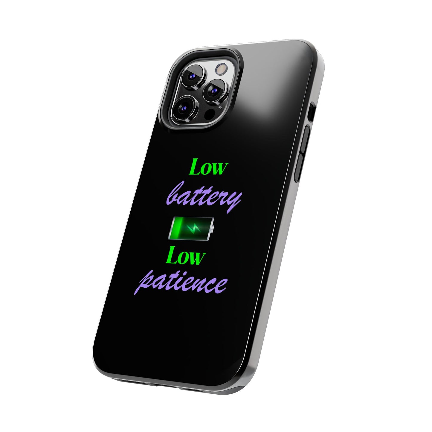 Low battery Tough Phone Cases