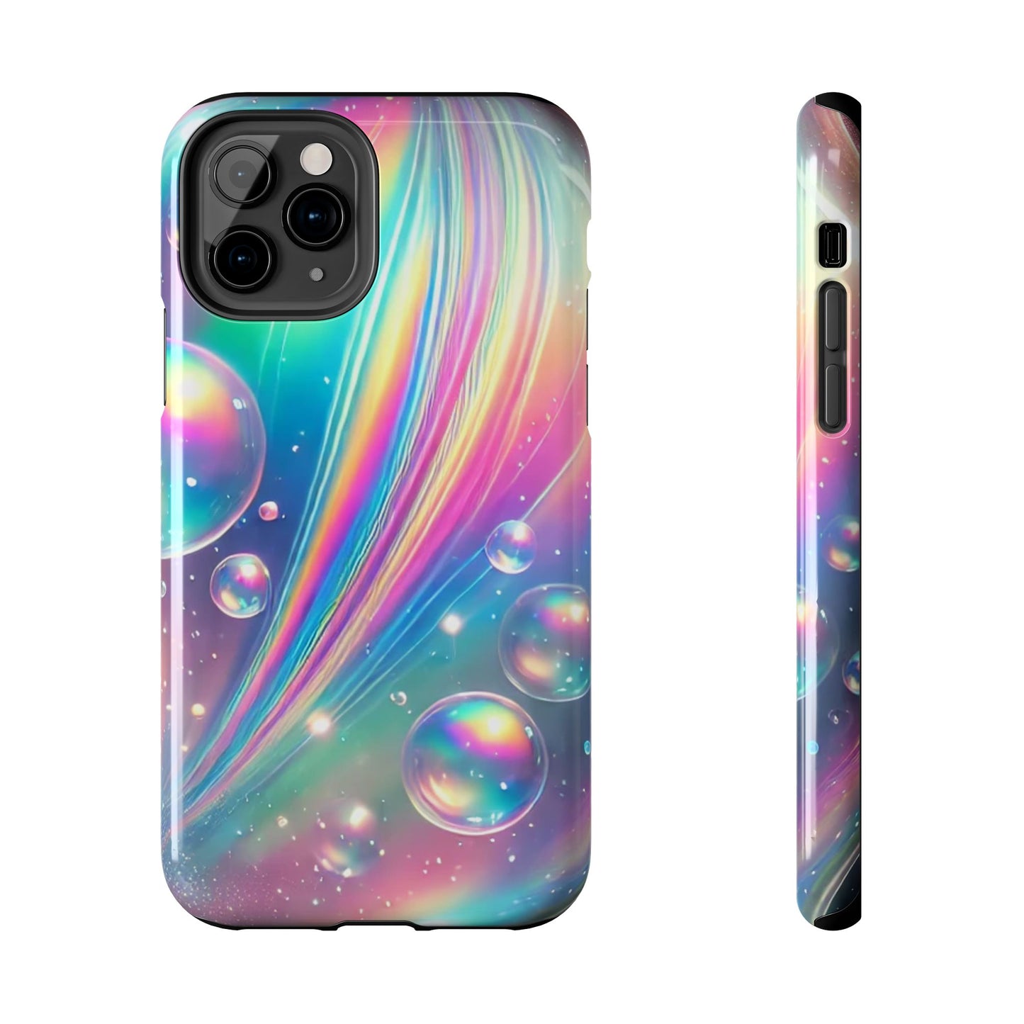 Iridescent colorful Tough Phone Cases