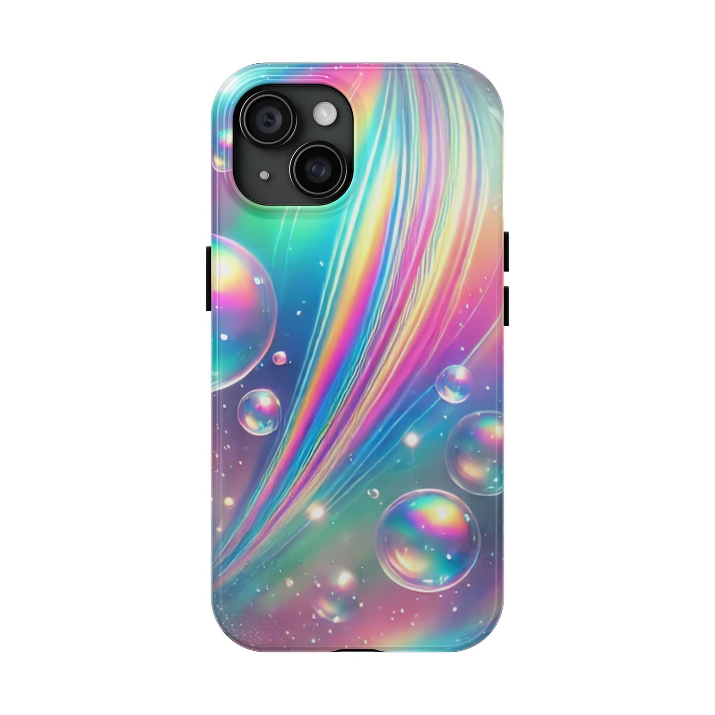 Iridescent colorful Tough Phone Cases