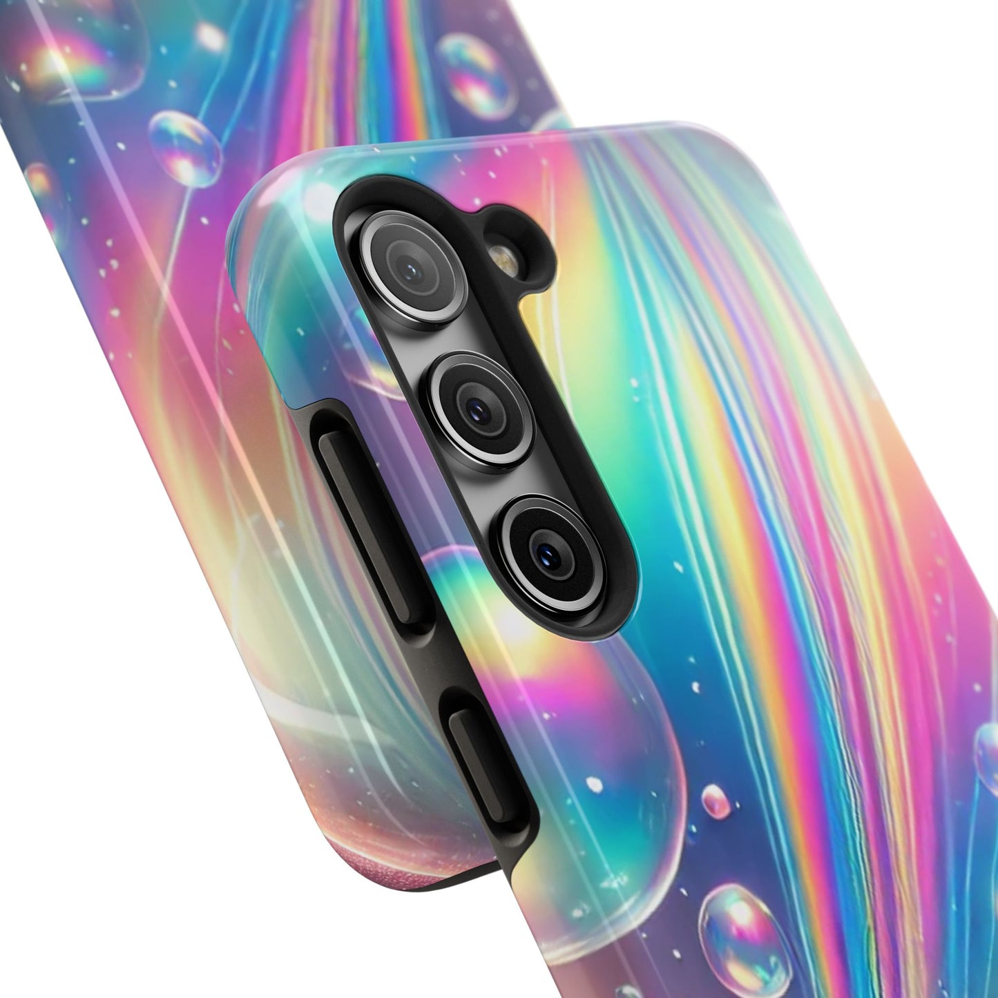 Iridescent colorful Tough Phone Cases