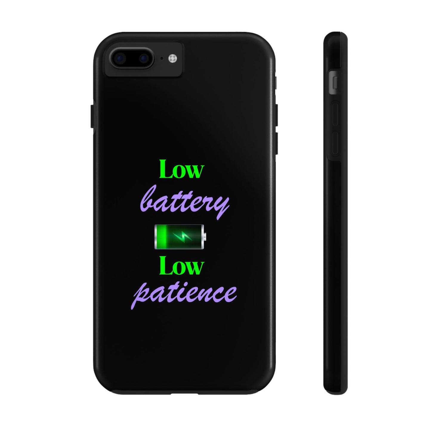 Low battery Tough Phone Cases