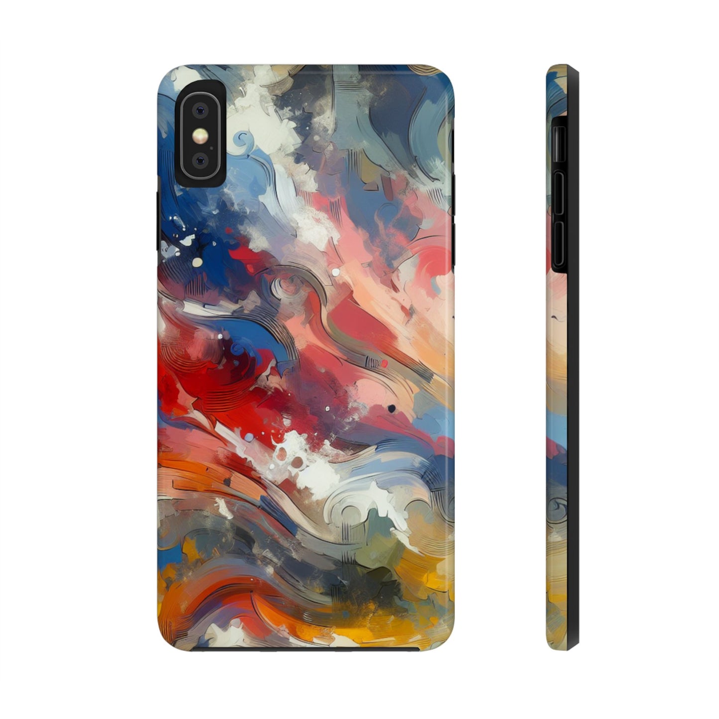 Vibrant abstract Pattern Tough Phone Cases