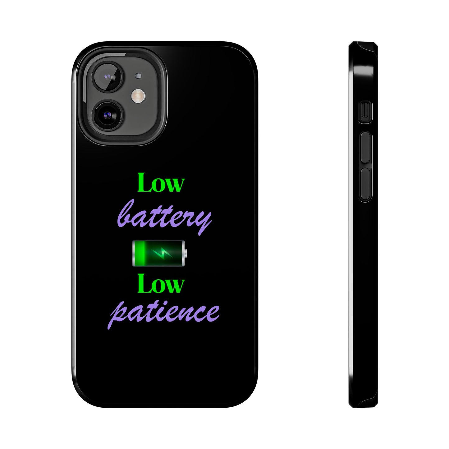 Low battery Tough Phone Cases