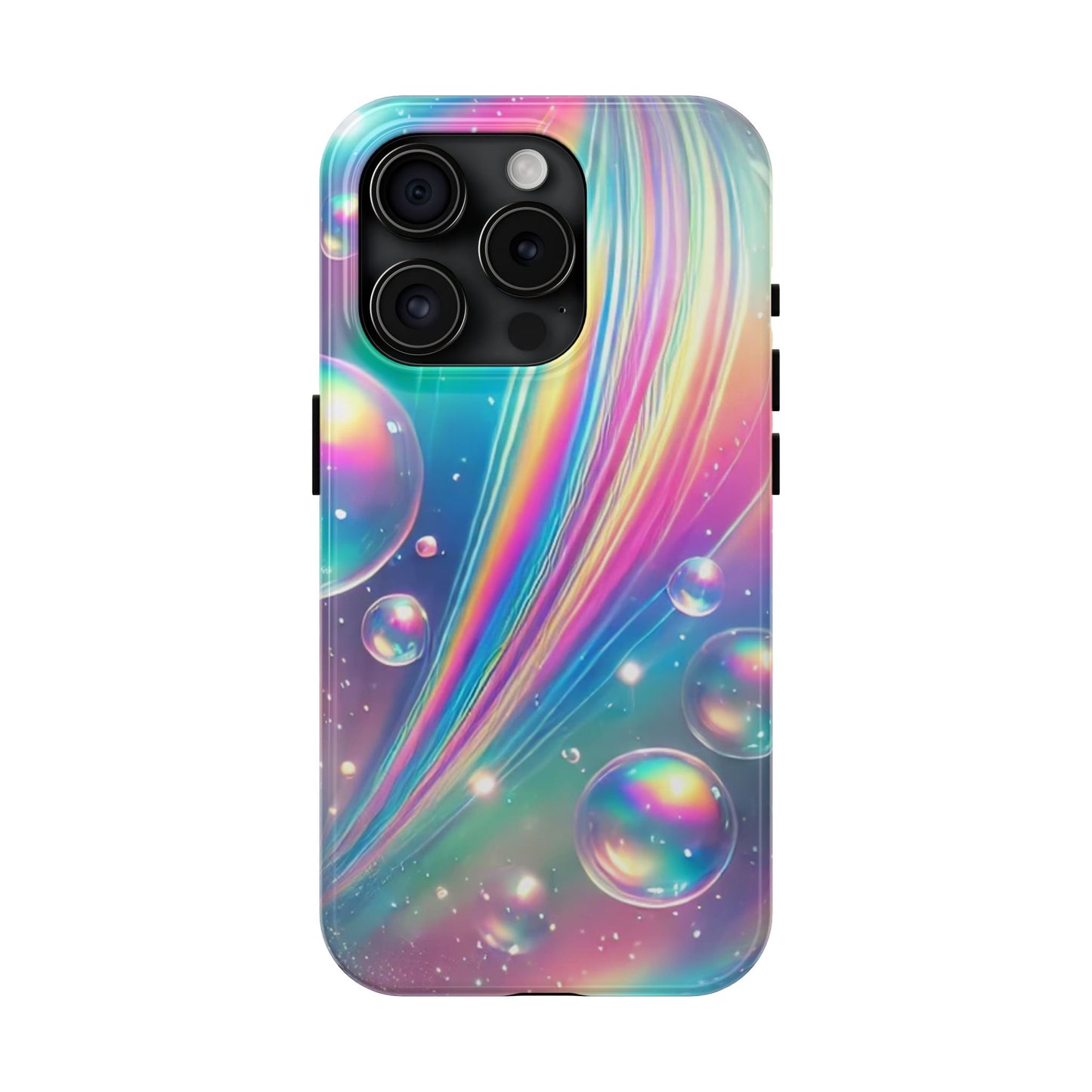 Iridescent colorful Tough Phone Cases