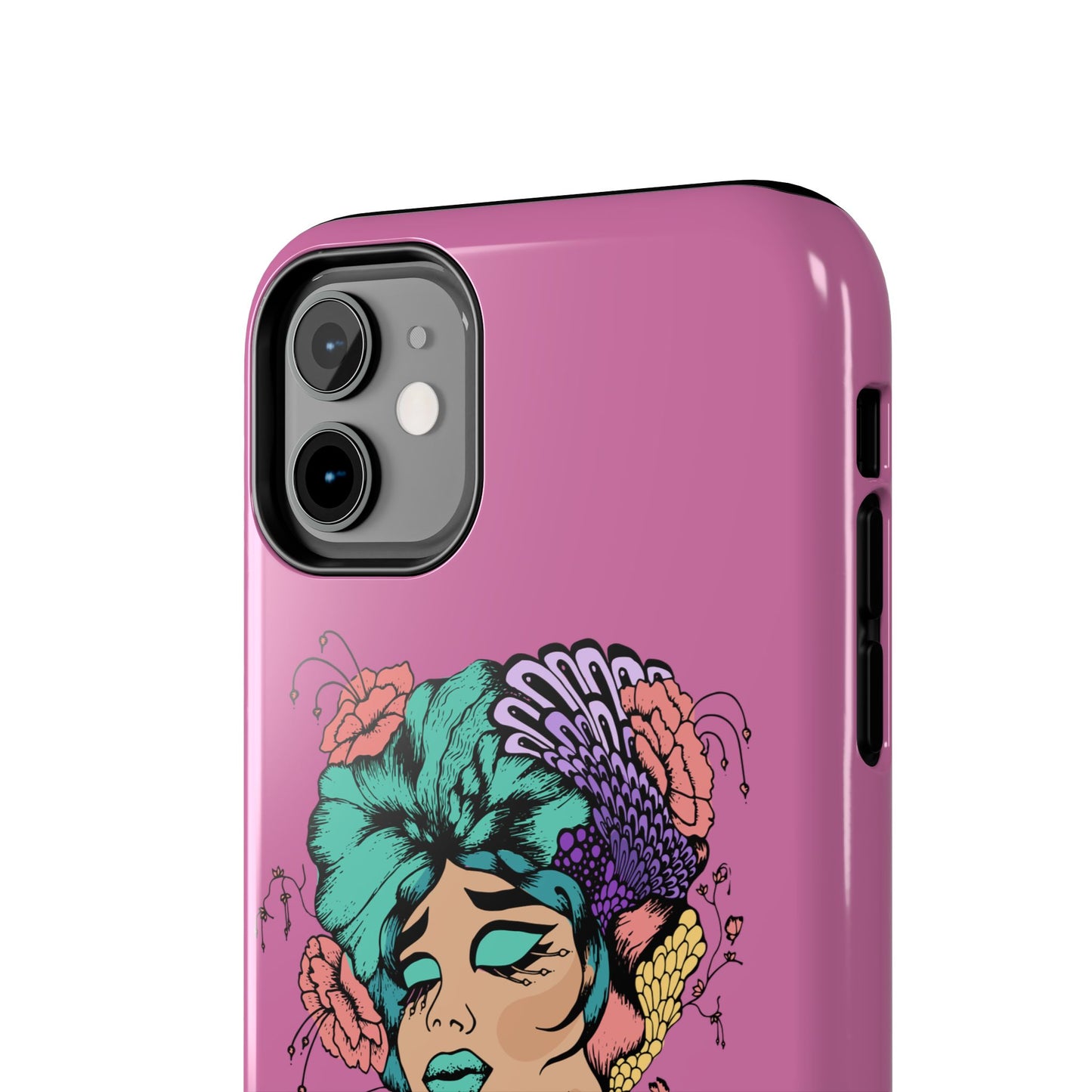 Floral Woman Tough Phone Cases