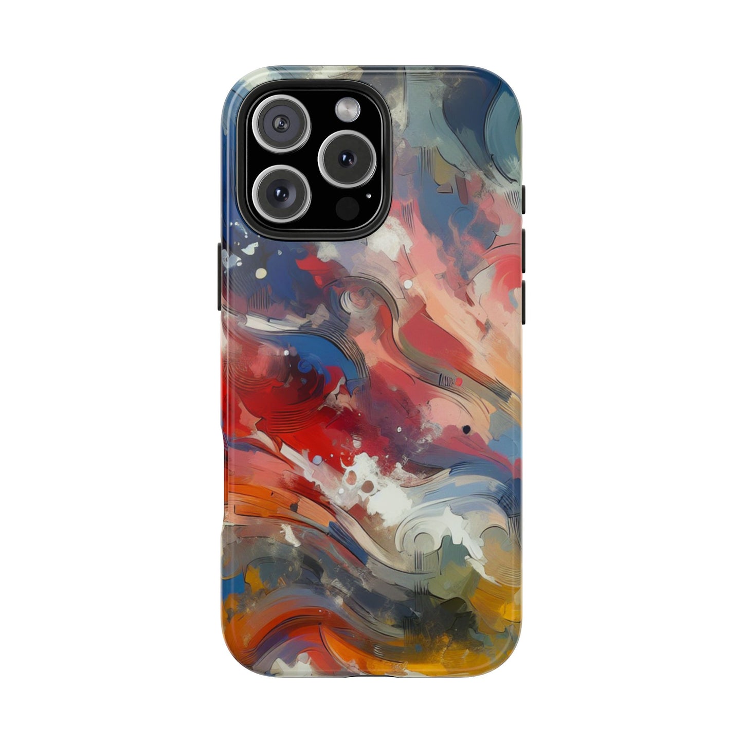 Vibrant abstract Pattern Tough Phone Cases