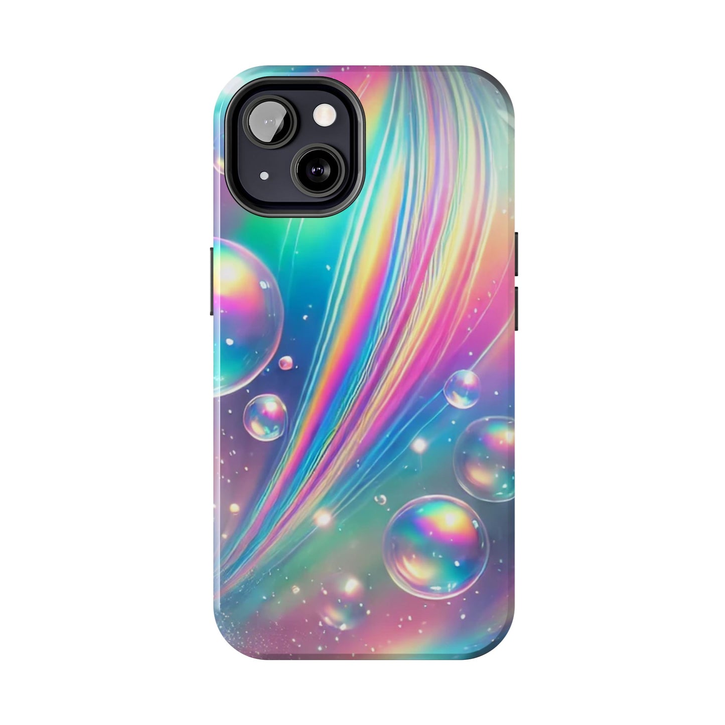 Iridescent colorful Tough Phone Cases