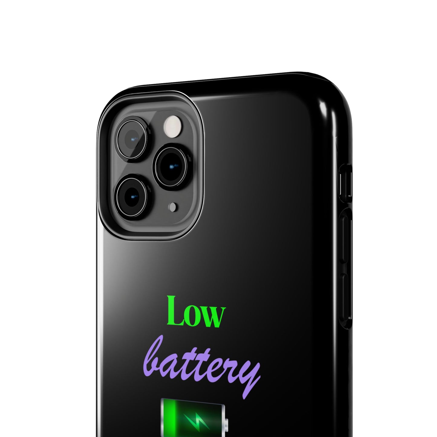 Low battery Tough Phone Cases