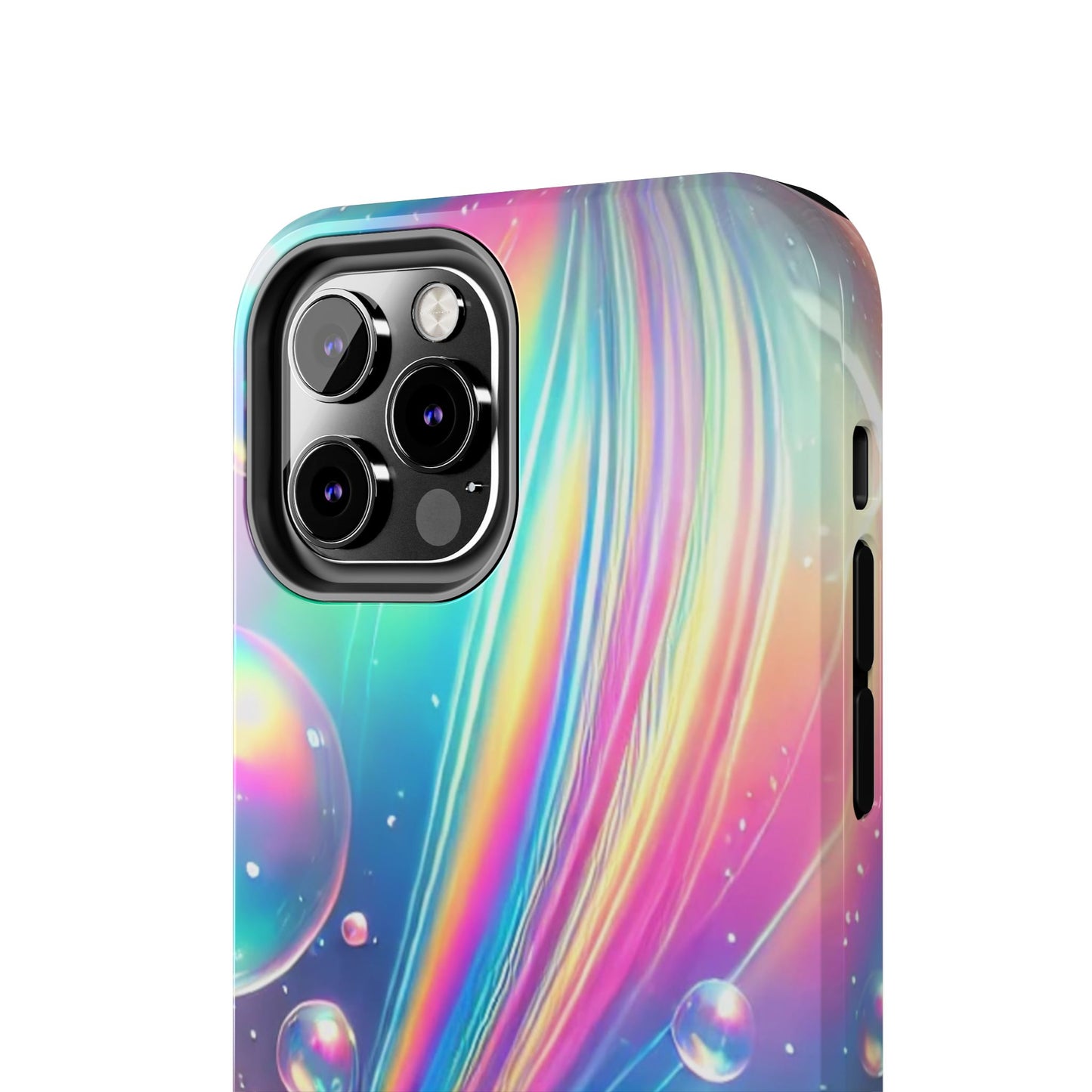 Iridescent colorful Tough Phone Cases