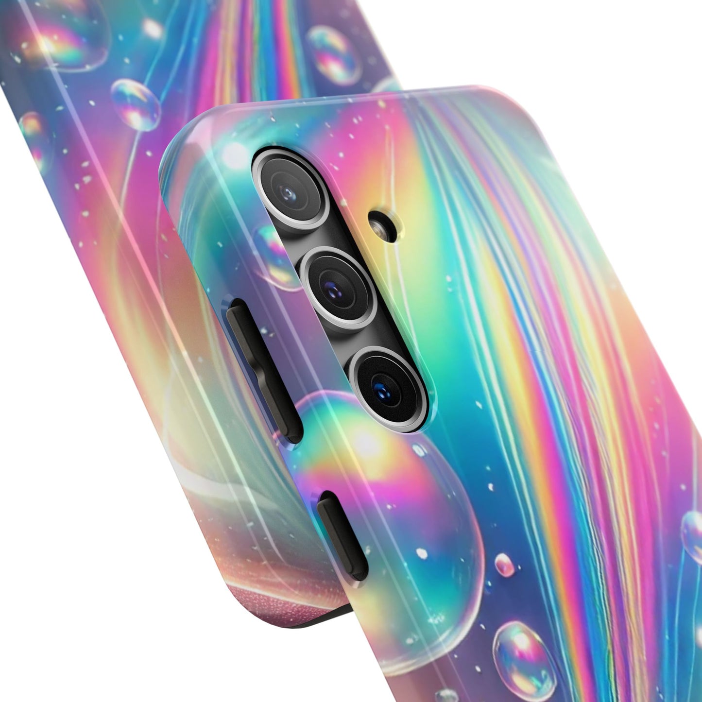 Iridescent colorful Tough Phone Cases