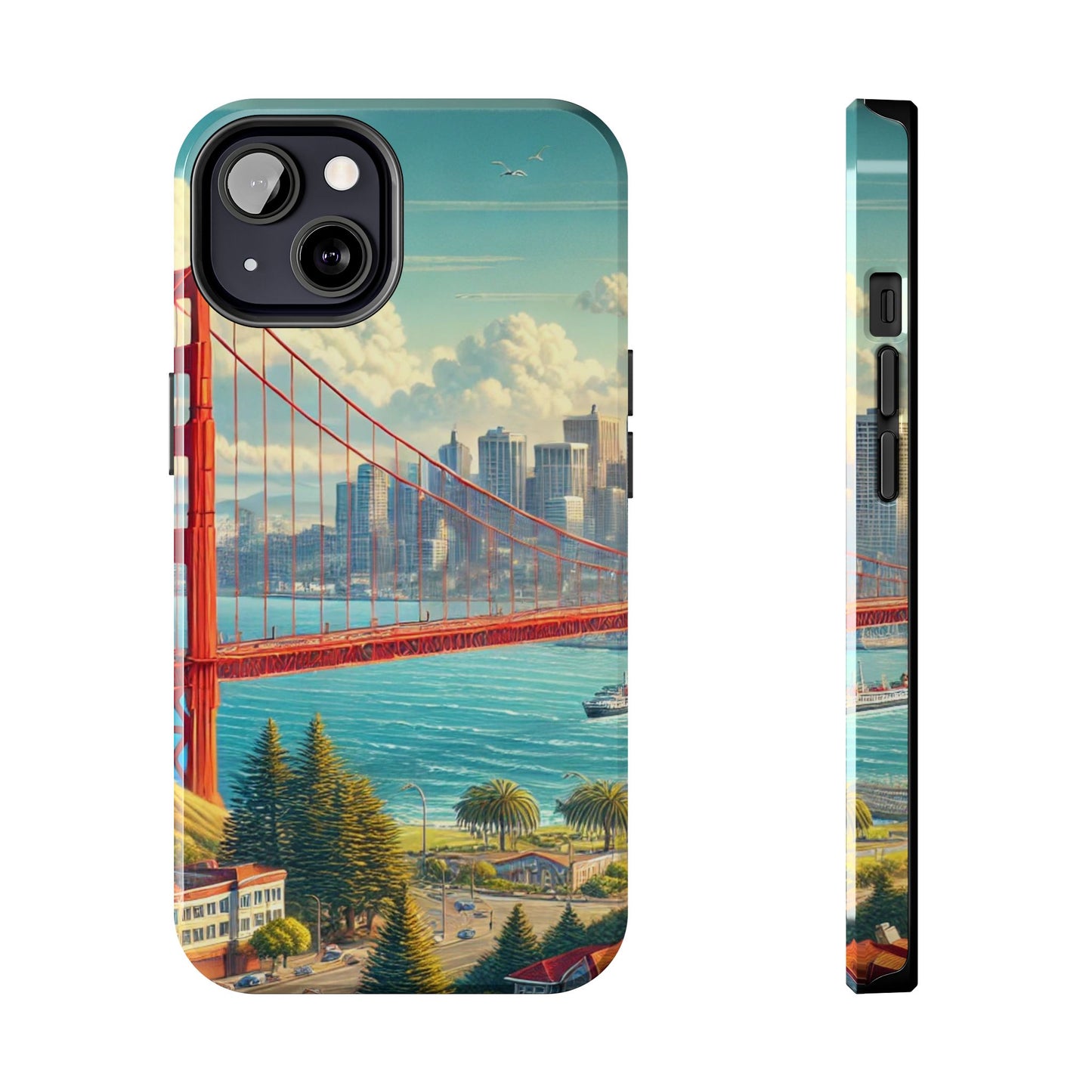 San Francisco Skyline Tough Phone Cases