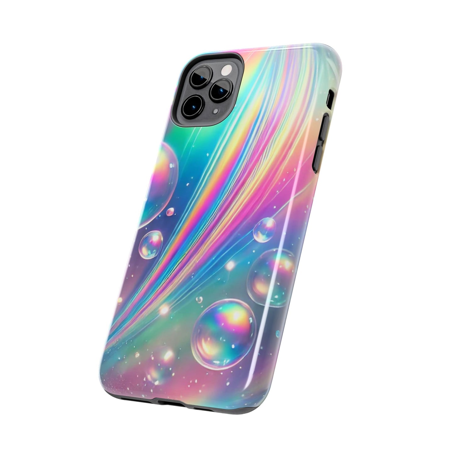 Iridescent colorful Tough Phone Cases