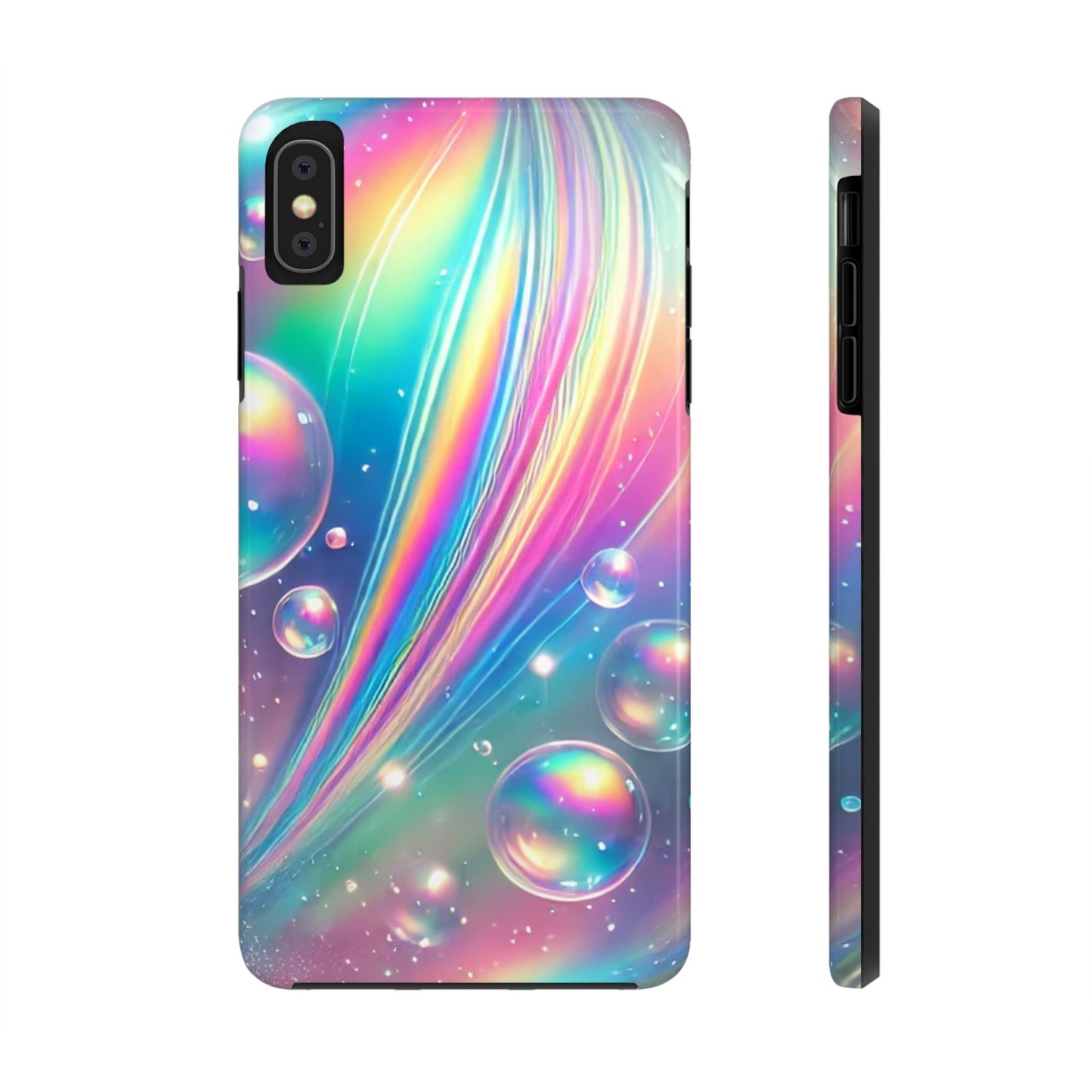 Iridescent colorful Tough Phone Cases