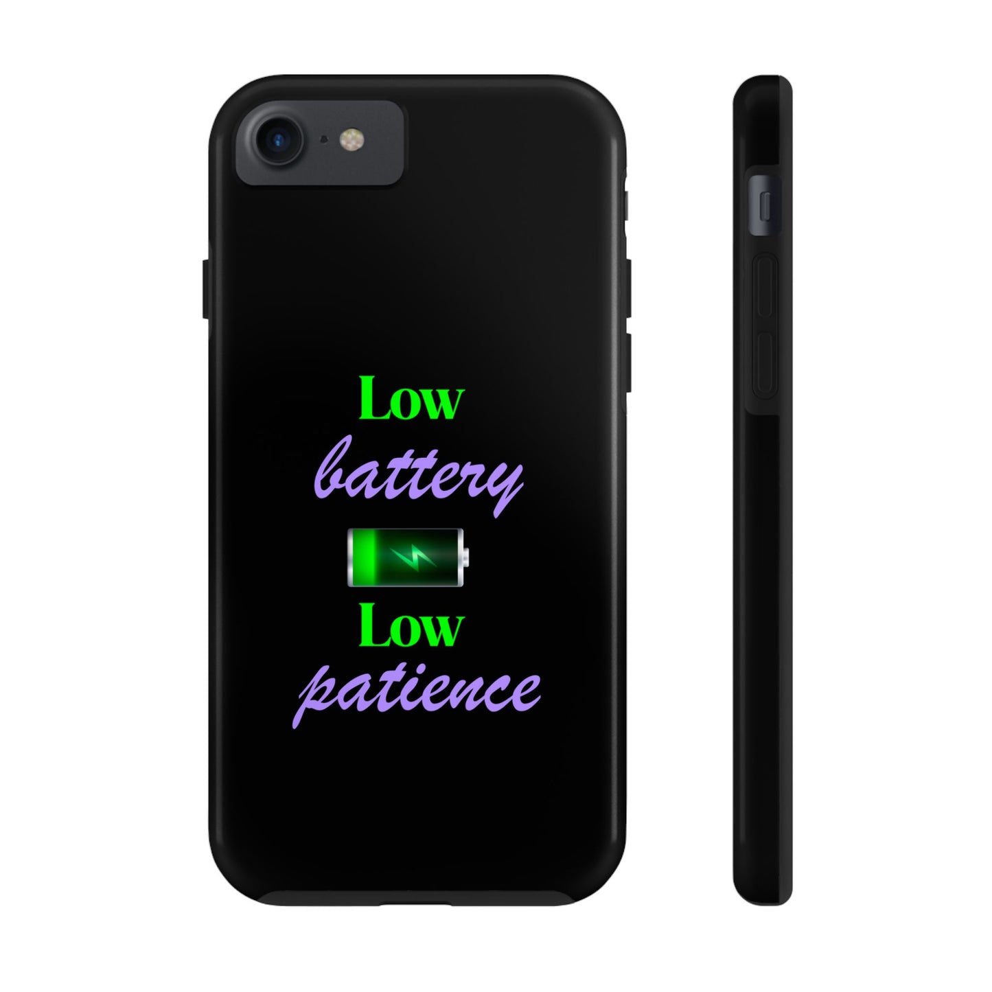 Low battery Tough Phone Cases