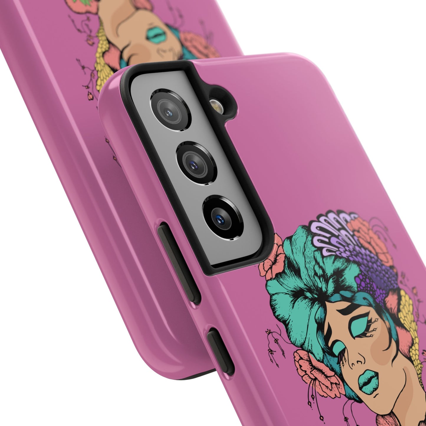 Floral Woman Tough Phone Cases