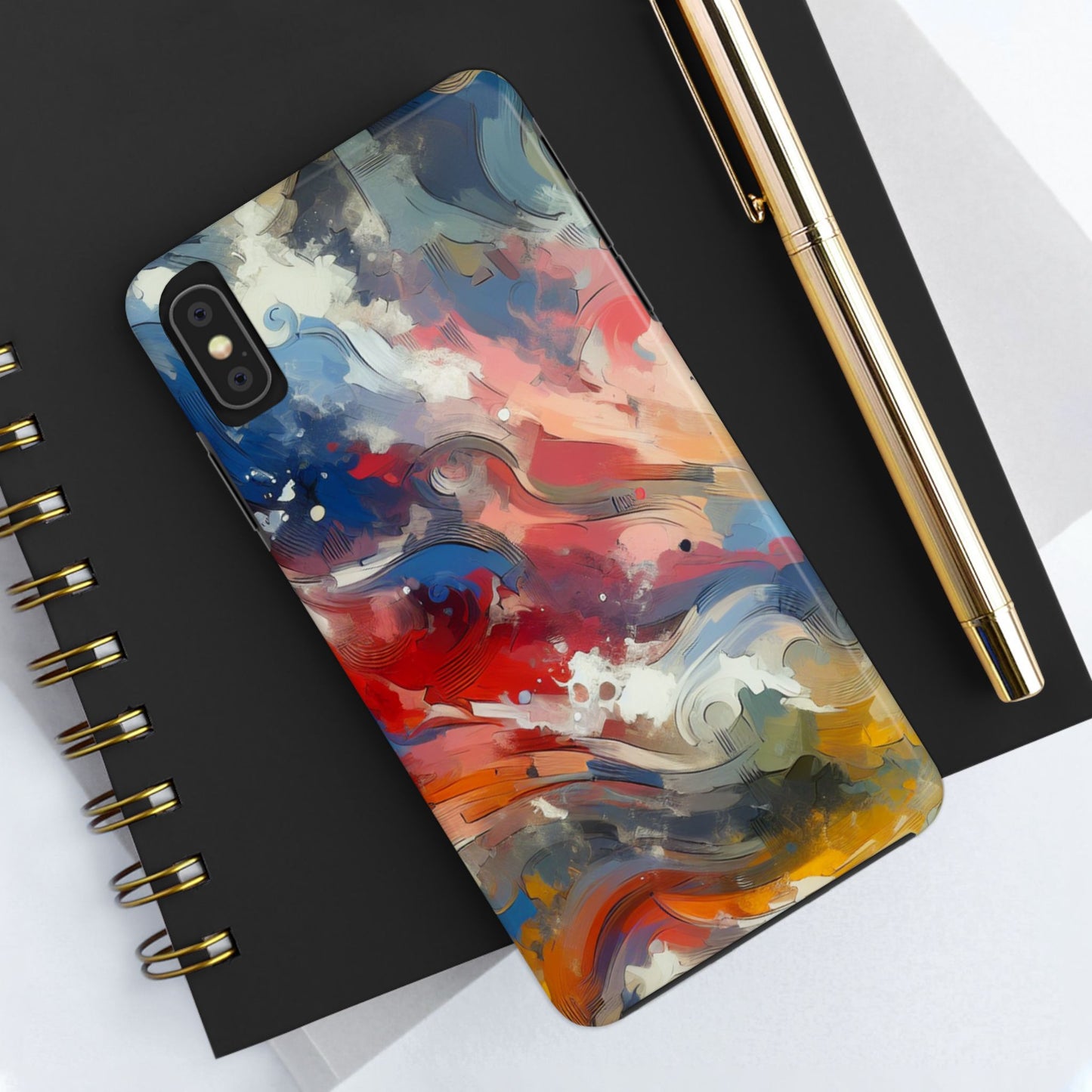 Vibrant abstract Pattern Tough Phone Cases