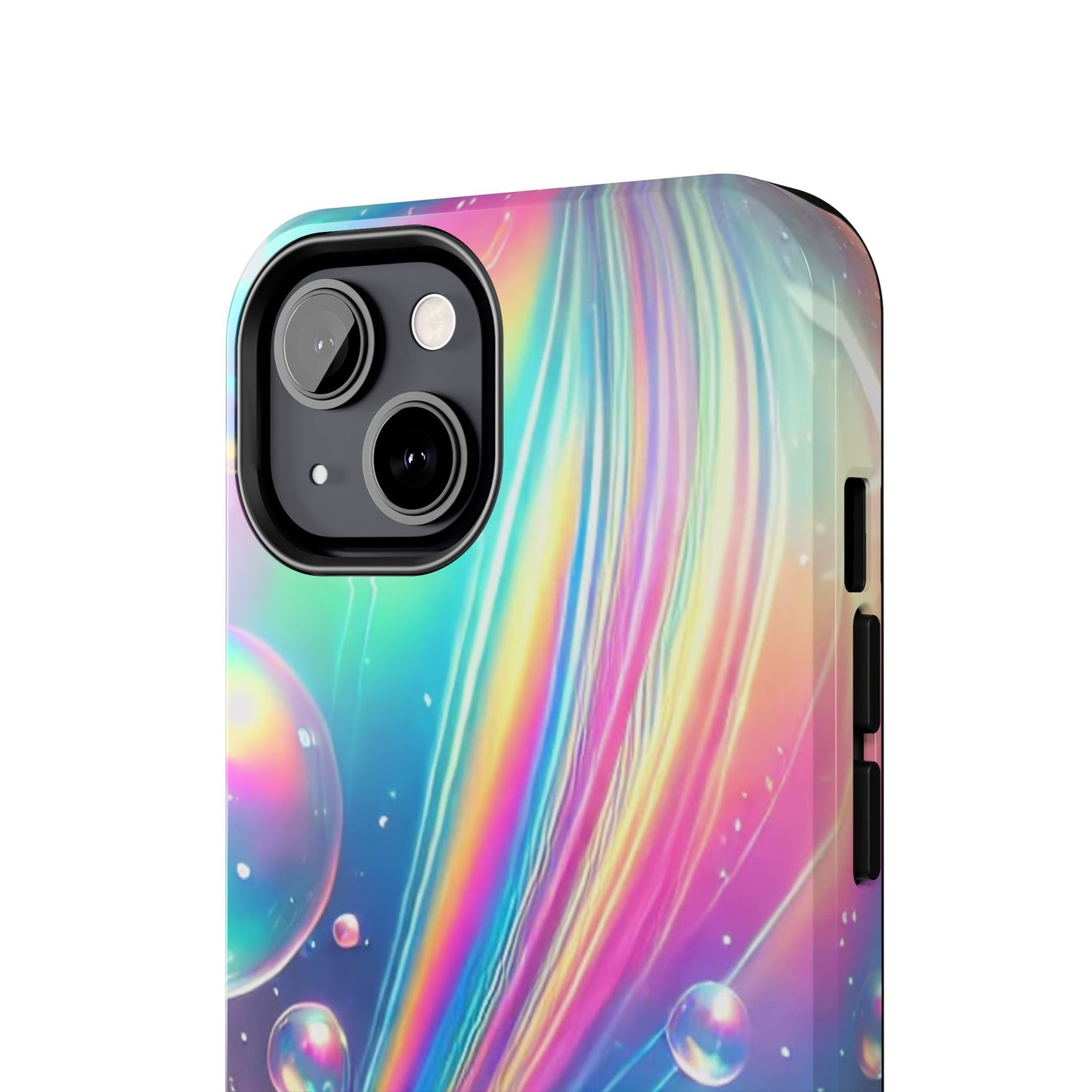 Iridescent colorful Tough Phone Cases