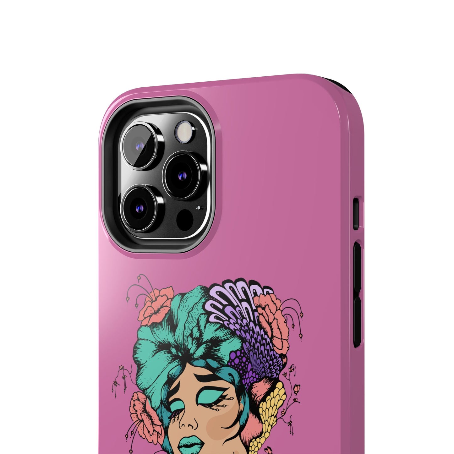 Floral Woman Tough Phone Cases