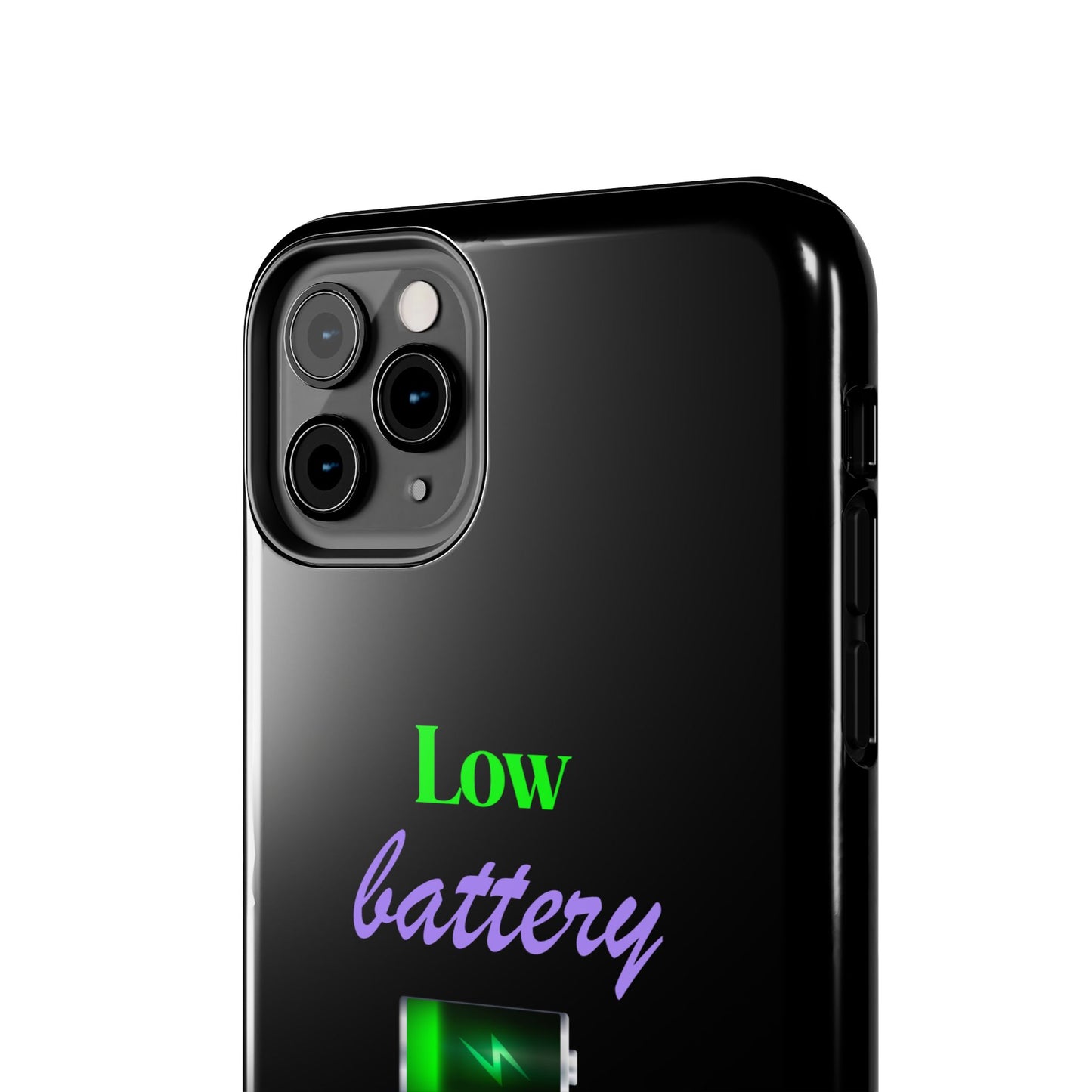 Low battery Tough Phone Cases