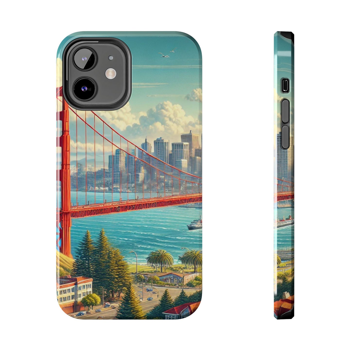 San Francisco Skyline Tough Phone Cases