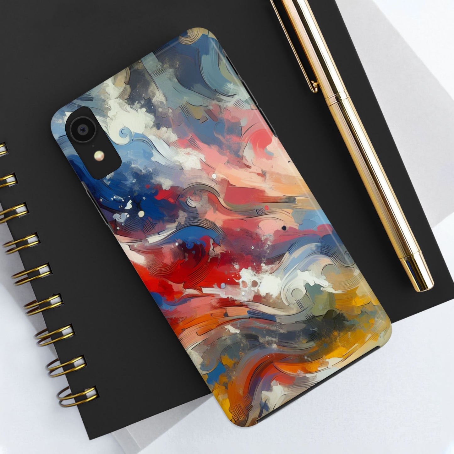 Vibrant abstract Pattern Tough Phone Cases