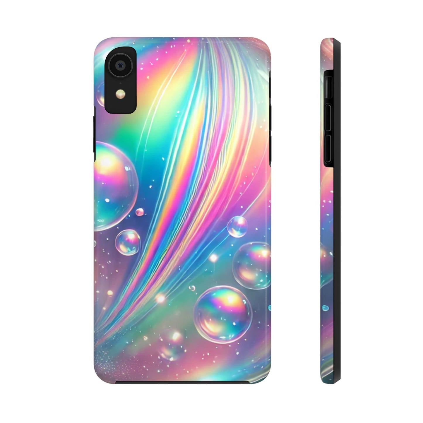 Iridescent colorful Tough Phone Cases