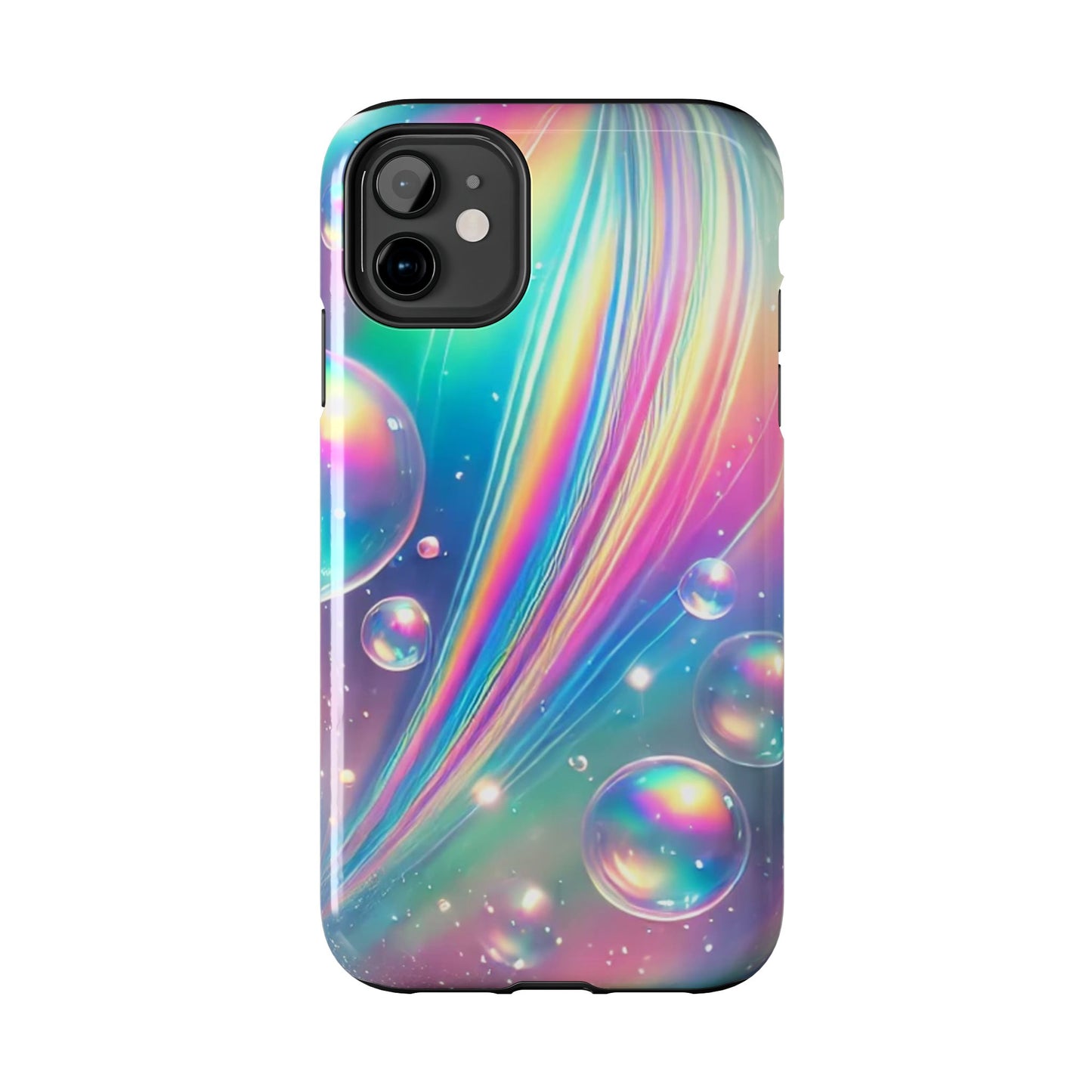 Iridescent colorful Tough Phone Cases